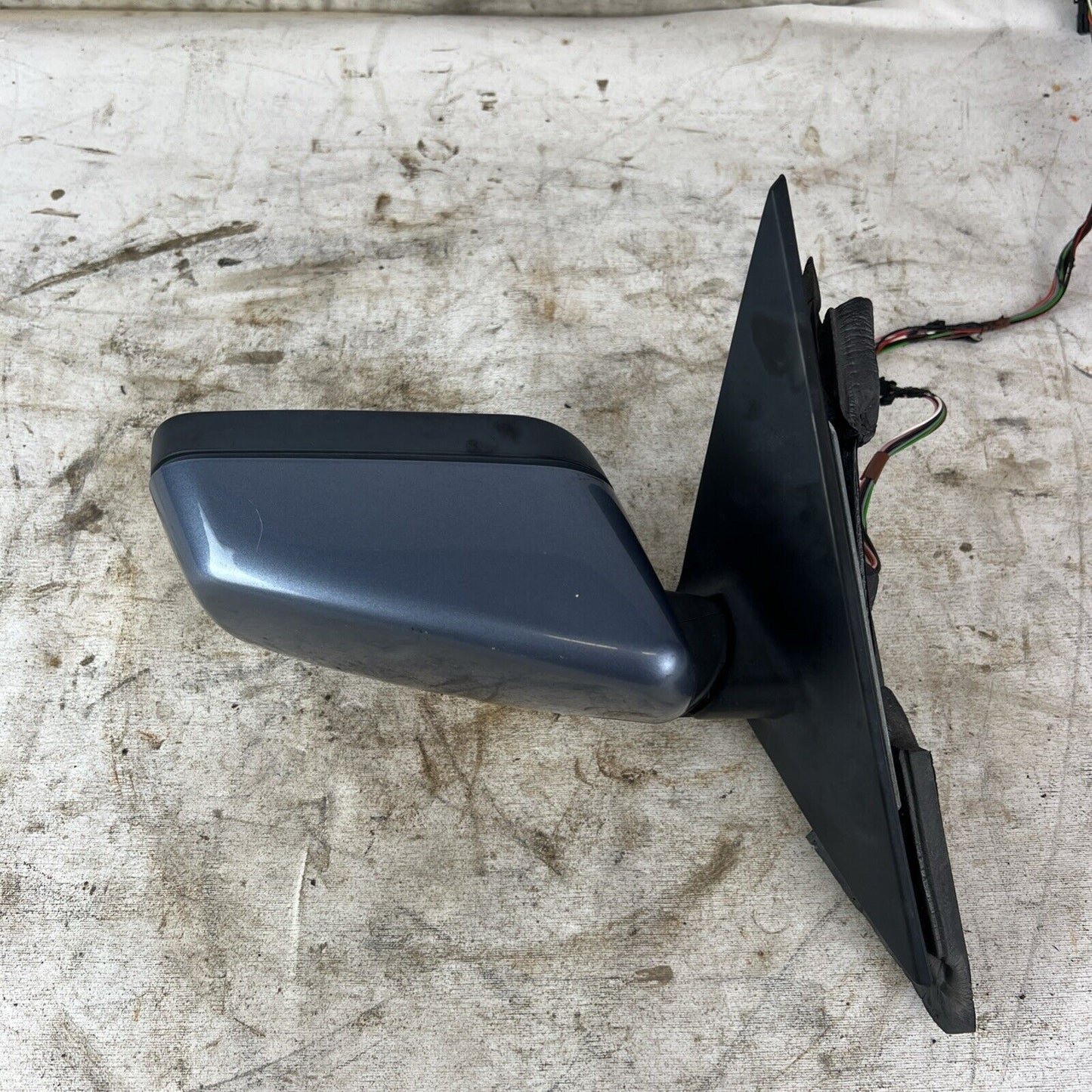 01-03 Bmw E46 320 325i 330i Sedan Right Mirror Side Stahlblau Metallic