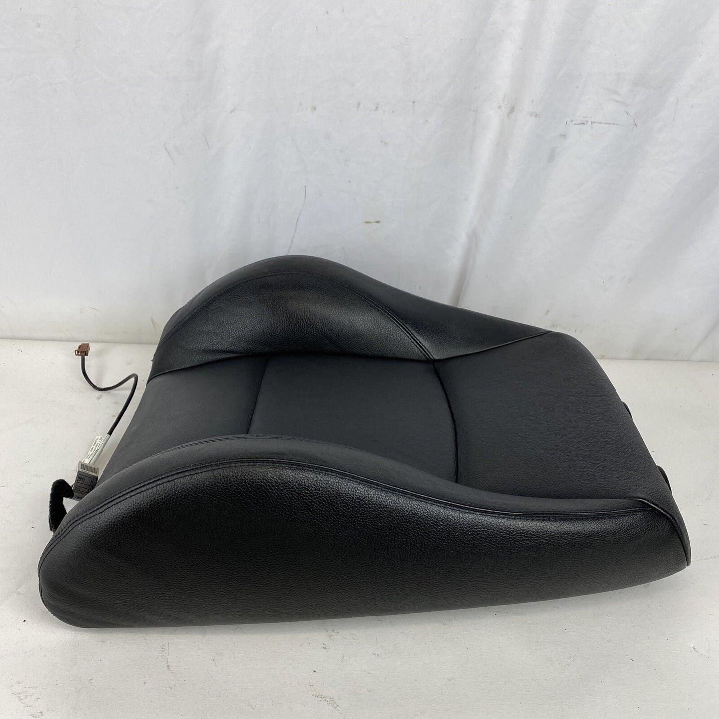 06-08 BMW E90 Front Right Sport Seat Back Black Dakota Leather Heated OEM
