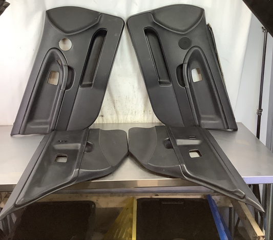 BMW E36 Sedan DOOR PANELS Black 325 318 328 Cards 4 Door OEM SEE PICS