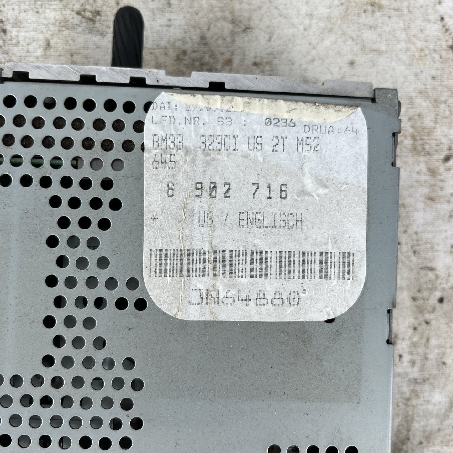 Audio Equipment Radio Am-fm-cassette Fits 99-00 BMW 323i E46 OEM