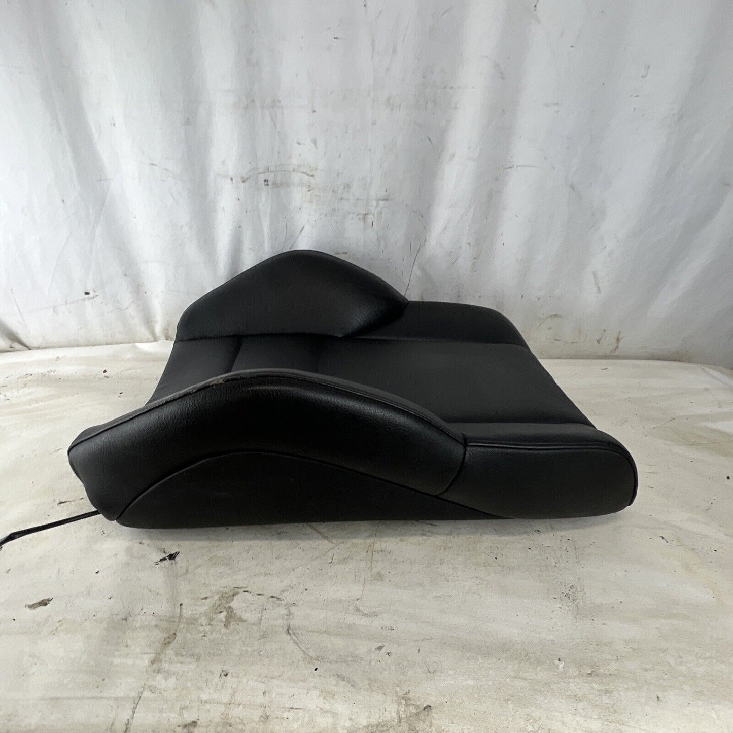 BMW 2004 E46 sedan Front R or L Seat back Black vinyl SPORT OEM Cover/Foam #063