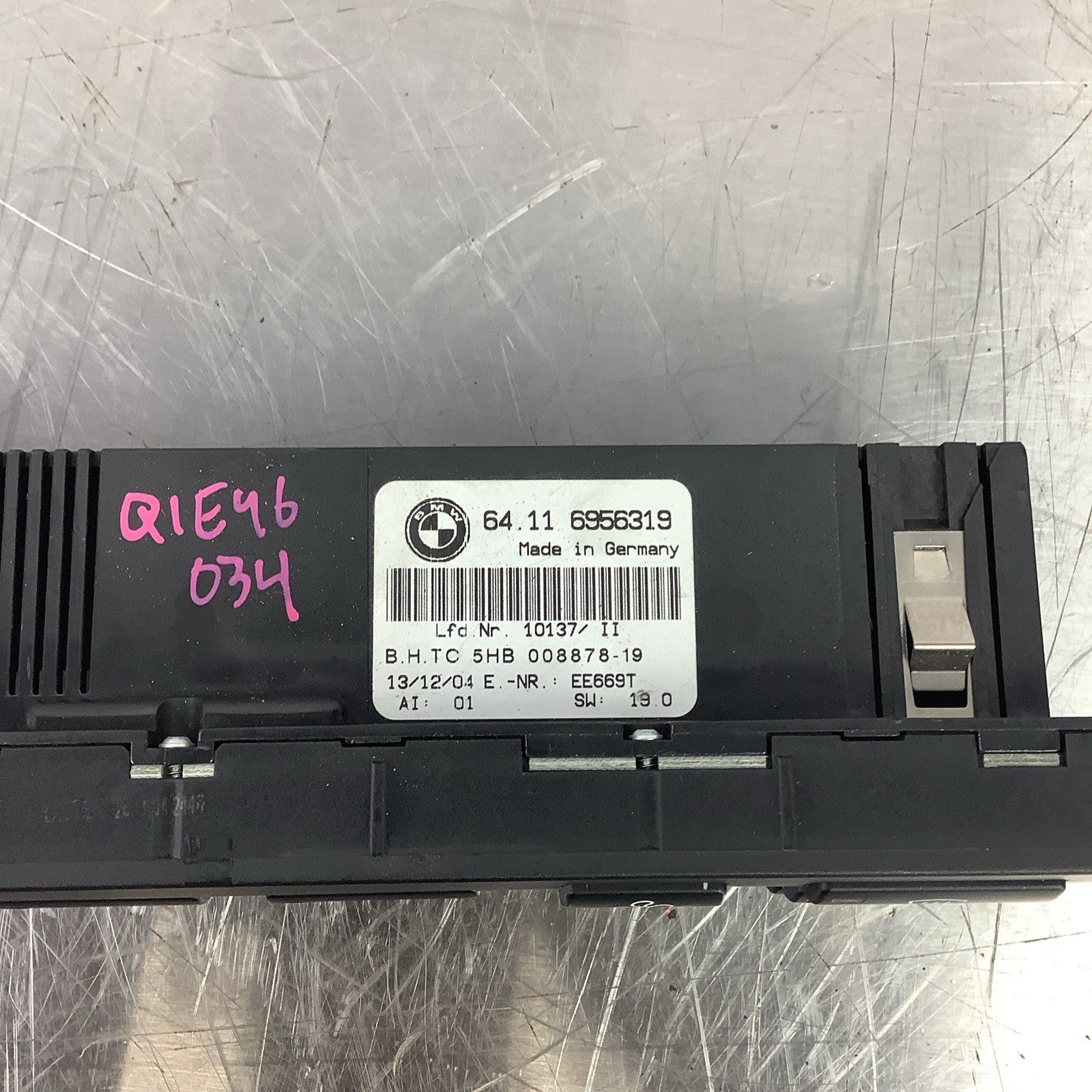 BMW 325 E46 Heater AC Temperature Climate Control Module Panel Switch Unit OEM