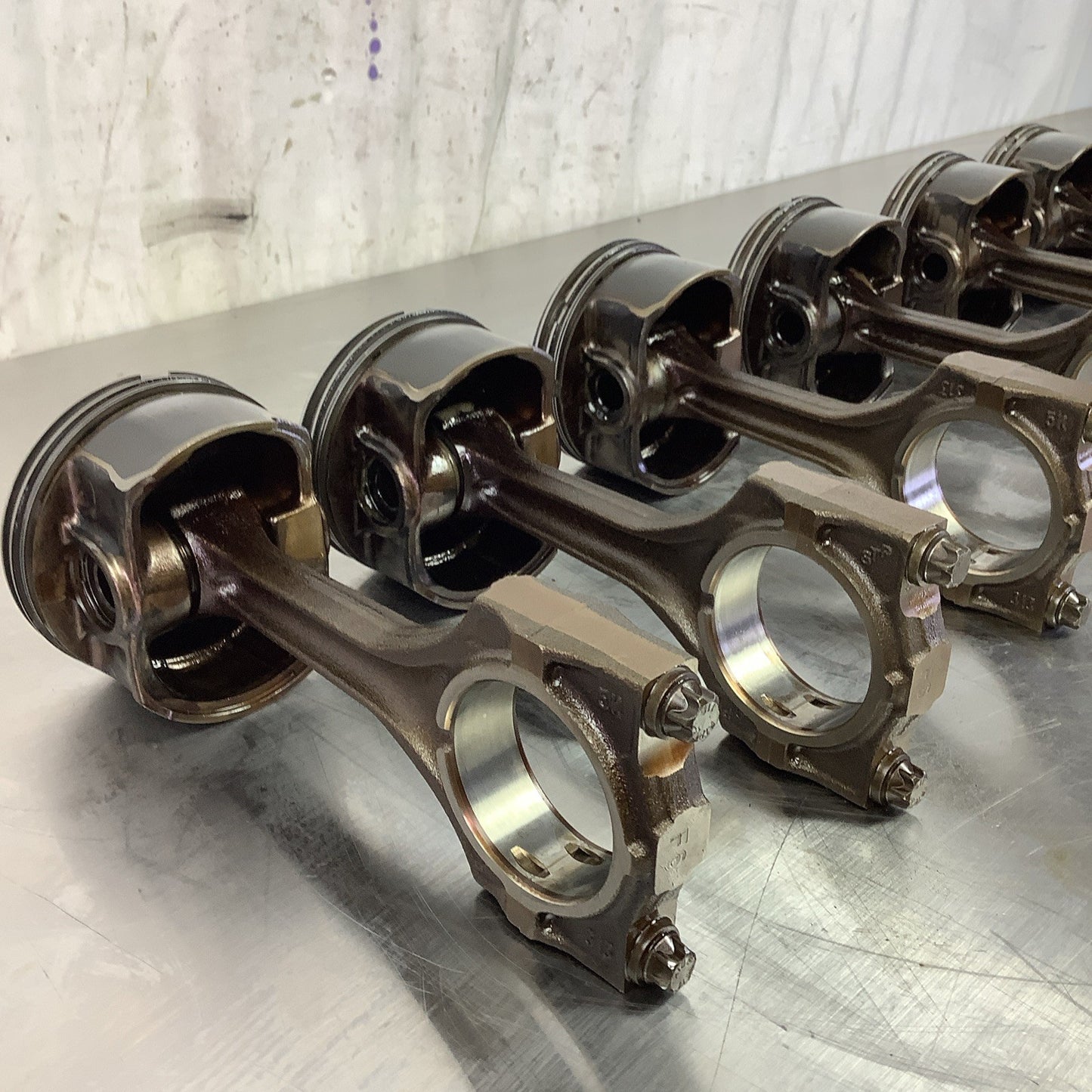 SET 6 OEM BMW E46 330i E39 X3 X5 Z3 Z4 01-06 M54 Engine Piston Connecting Rod
