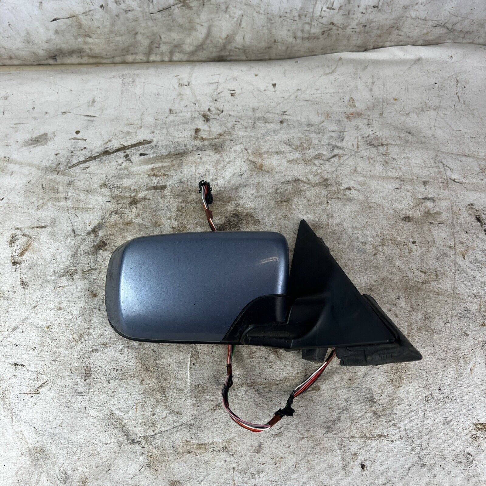 01-03 Bmw E46 320 325i 330i Sedan Right Mirror Side Stahlblau Metallic