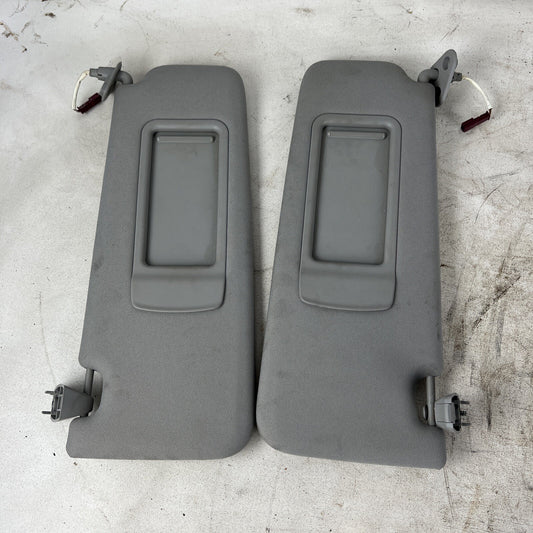 2007 - 2012 BMW 3 SERIES E92 COUPE SUN VISOR SHADE W MIRROR LEFT RIGHT SET OEM