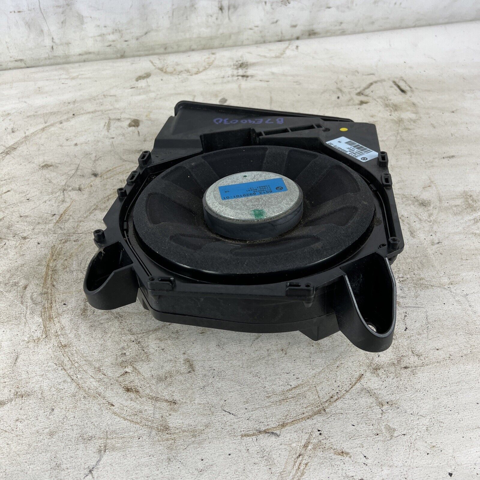 BMW FACTORY LEFT FRONT SUB WOOFER BOX AND SPEAKER OEM E60 E61 5 SERIES