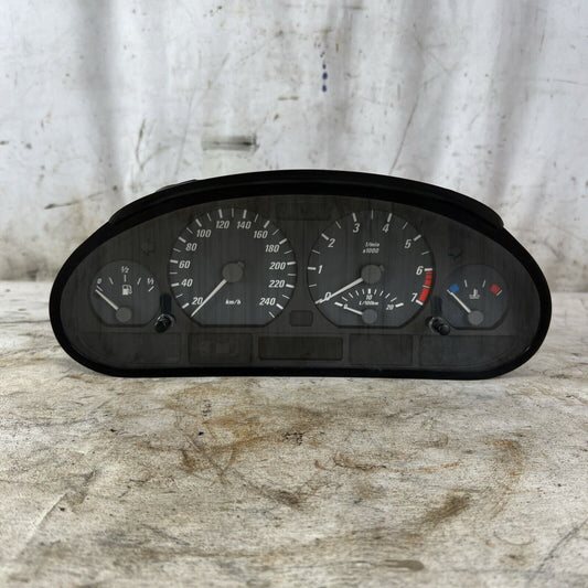 BMW E46 325ci CoupeManual Transmission Gauge Cluster 248 k KM KPH