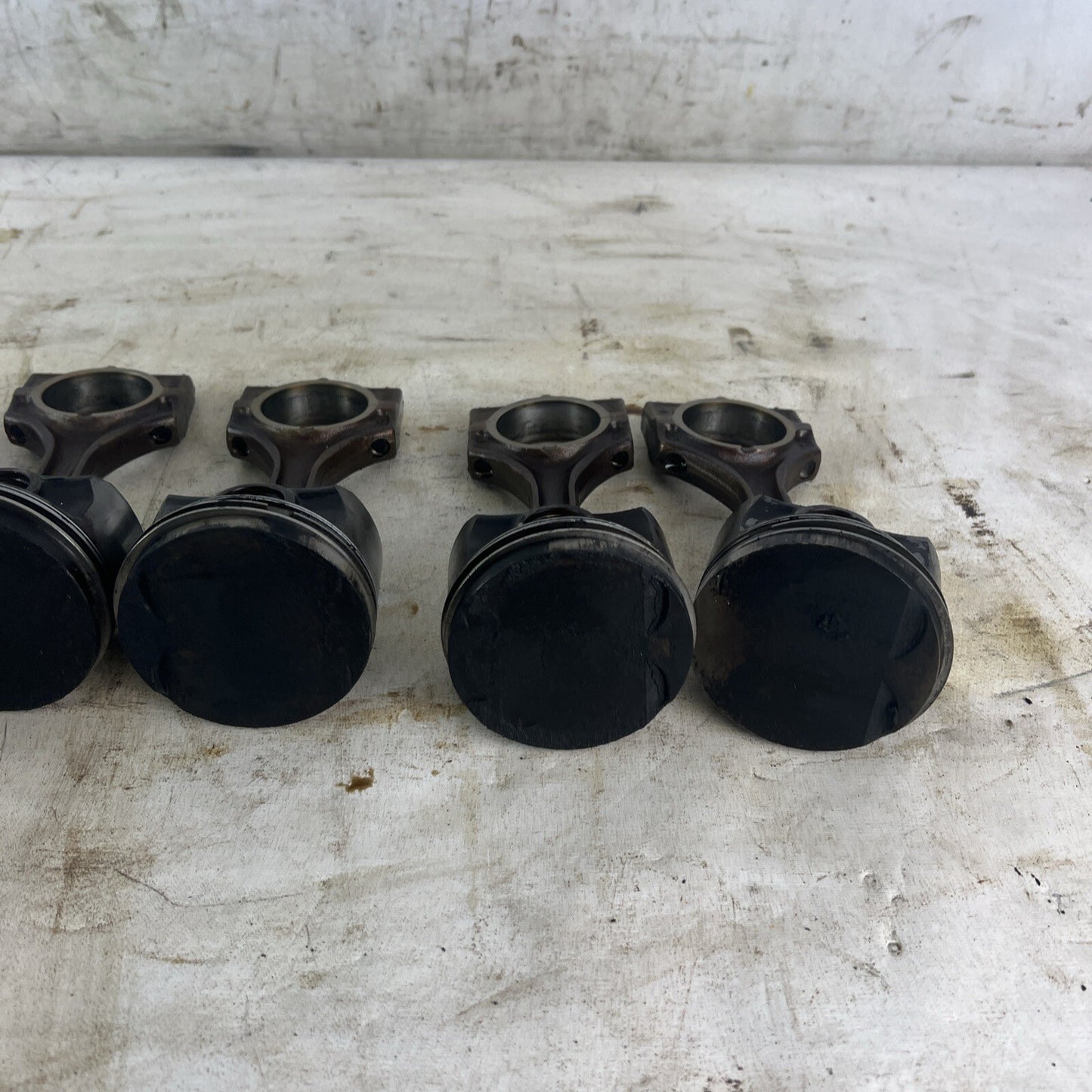 BMW E36 M52B28 Set of 6 Engine Pistons & Connecting Rods 2.8L #062