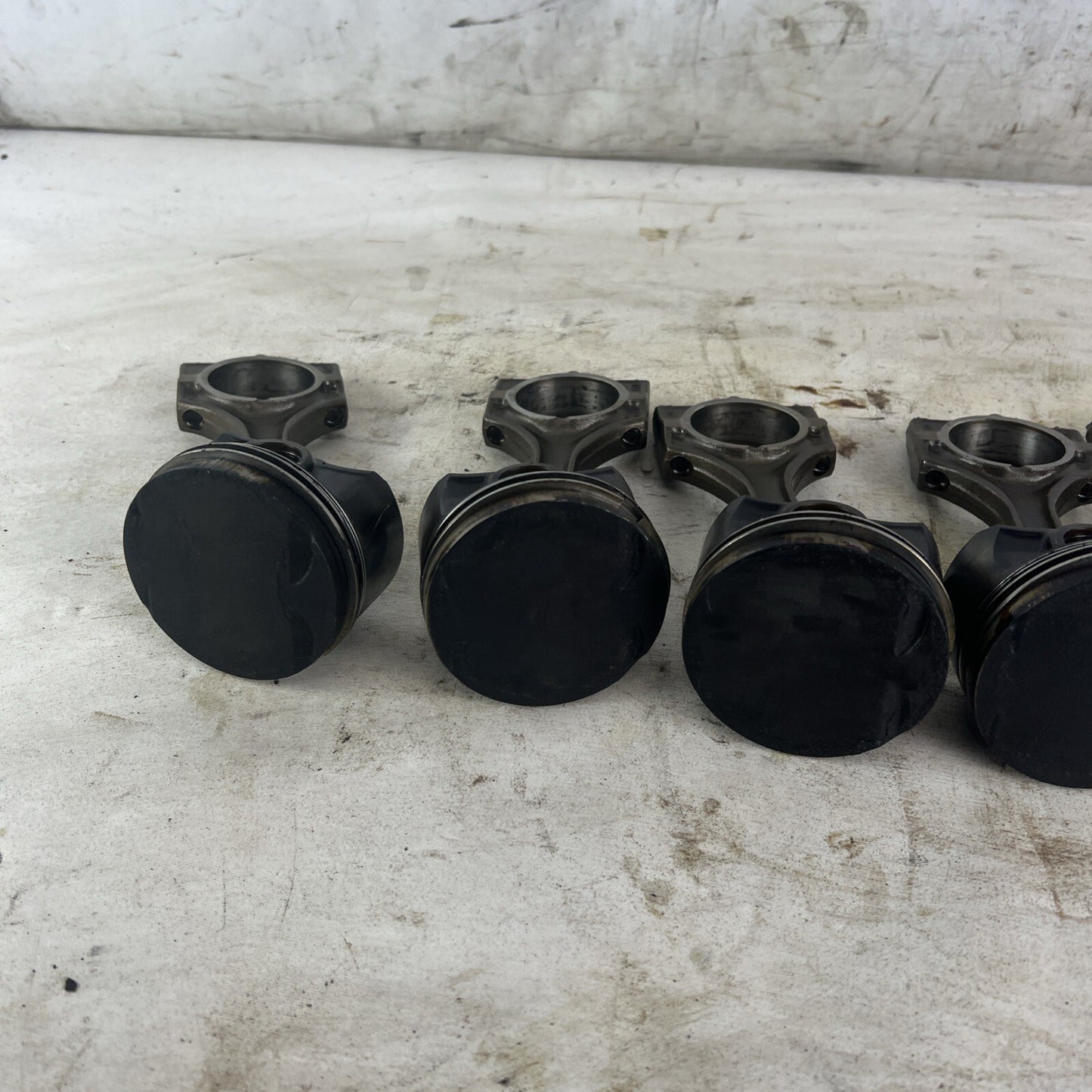 BMW E36 M52B28 Set of 6 Engine Pistons & Connecting Rods 2.8L #063