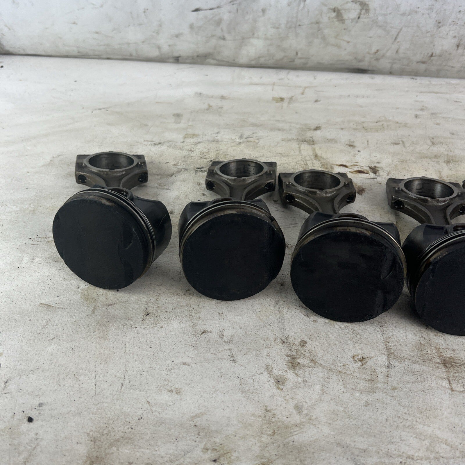 BMW E36 M52B28 Set of 6 Engine Pistons & Connecting Rods 2.8L #063