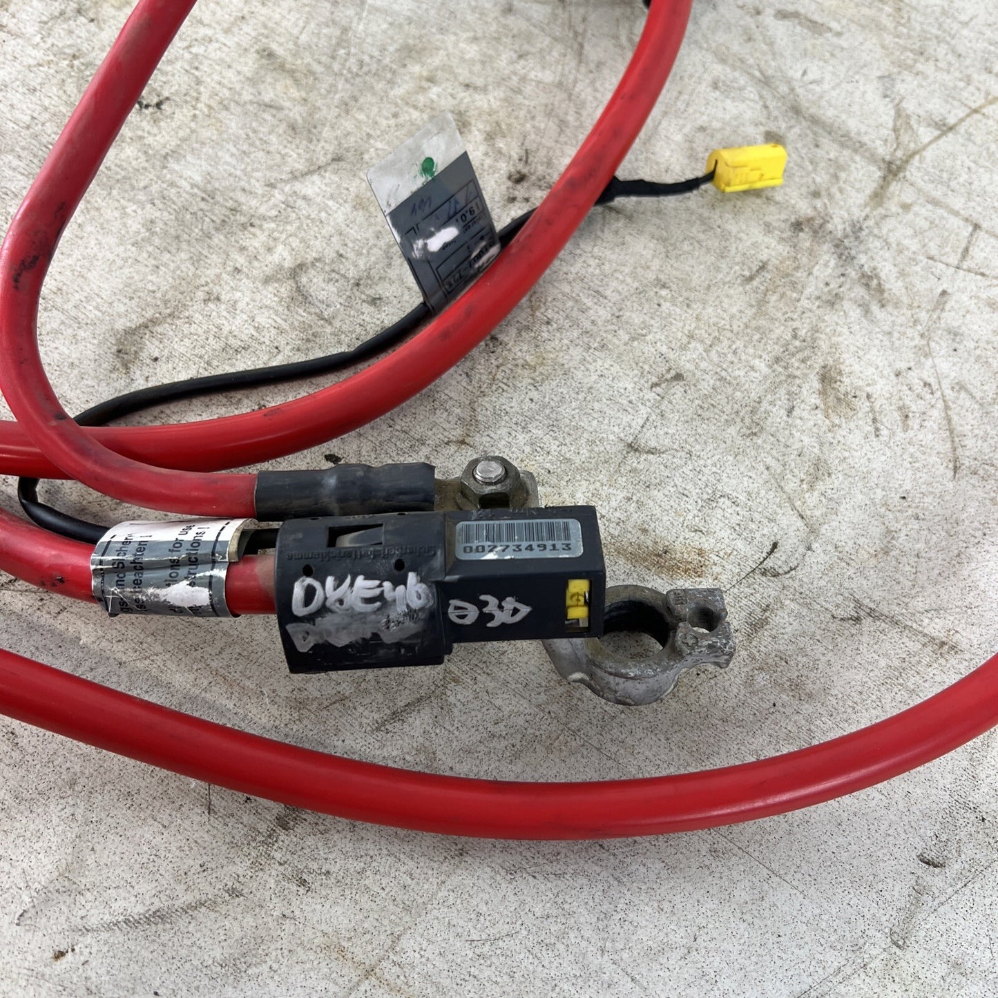 99-06 BMW E46 3 Series Rear Positive Batter Cable Terminal Junction Genuine OEM