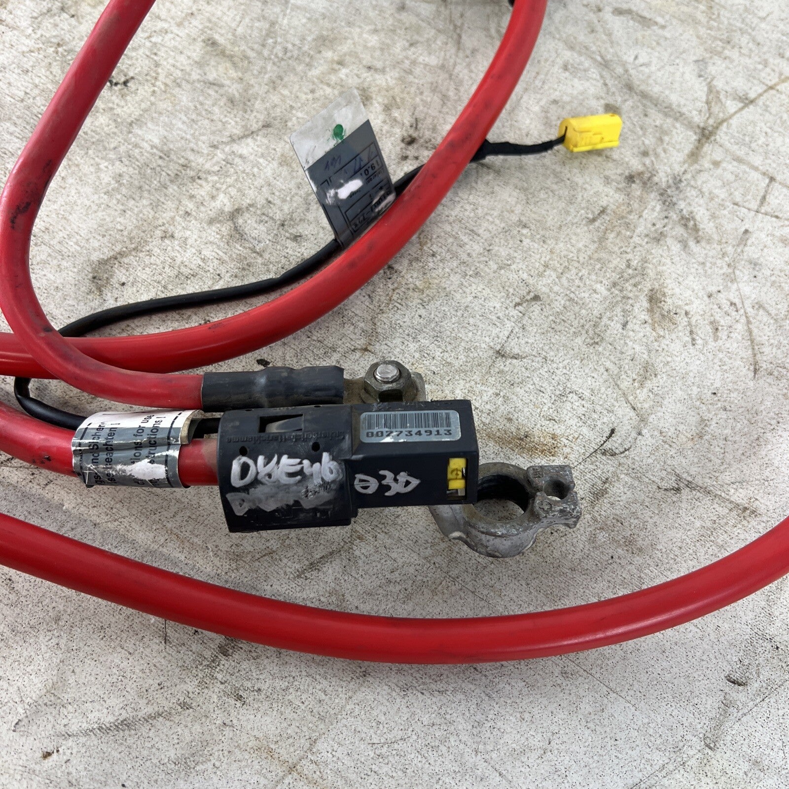 99-06 BMW E46 3 Series Rear Positive Batter Cable Terminal Junction Genuine OEM