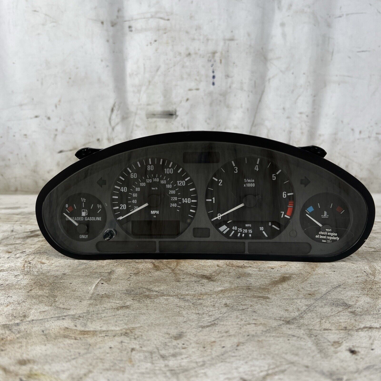 96-99 BMW E36 328i, 318 323 325, Dash Display Instrument Cluster Gauges 131K OEM