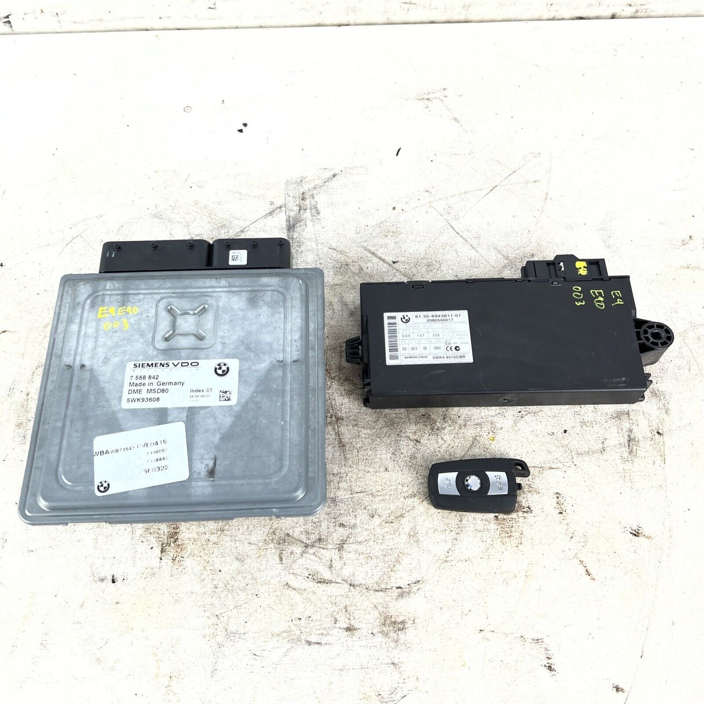 ✅06-13 BMW E90 E92 E93 135i 335i N54 Engine Control ECU DME CAS Key MANUAL