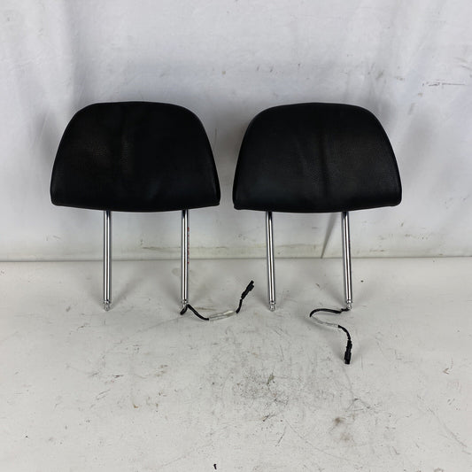 2010 BMW 535i (E60) FRONT ACTIVE ELECTRIC COMFORT HEADREST SET-2 (BLACK LEATHER)