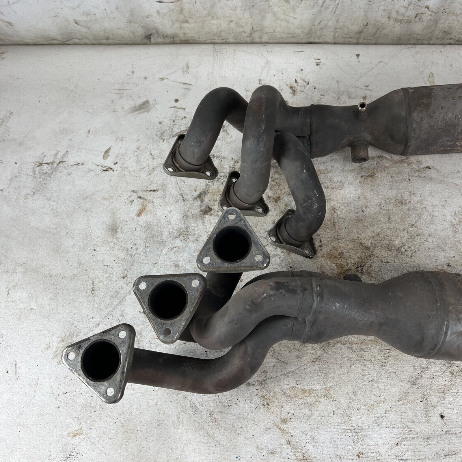 BMW 01-06 E46 E85 M3 Z3M 3.2L LF & RT Engine Header Manifold Exhaust Pipe OEM