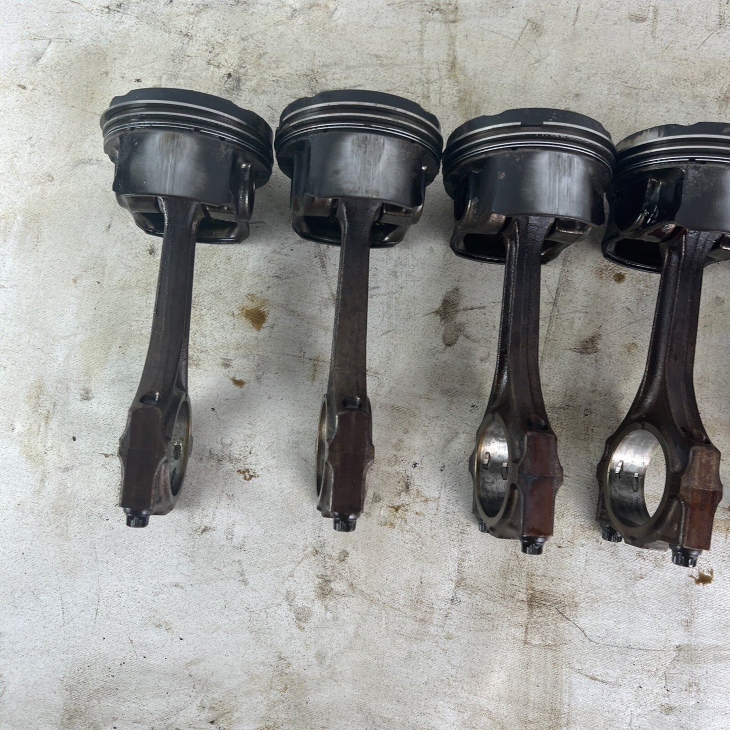 BMW E36 M52B28 Set of 6 Engine Pistons & Connecting Rods 2.8L #062