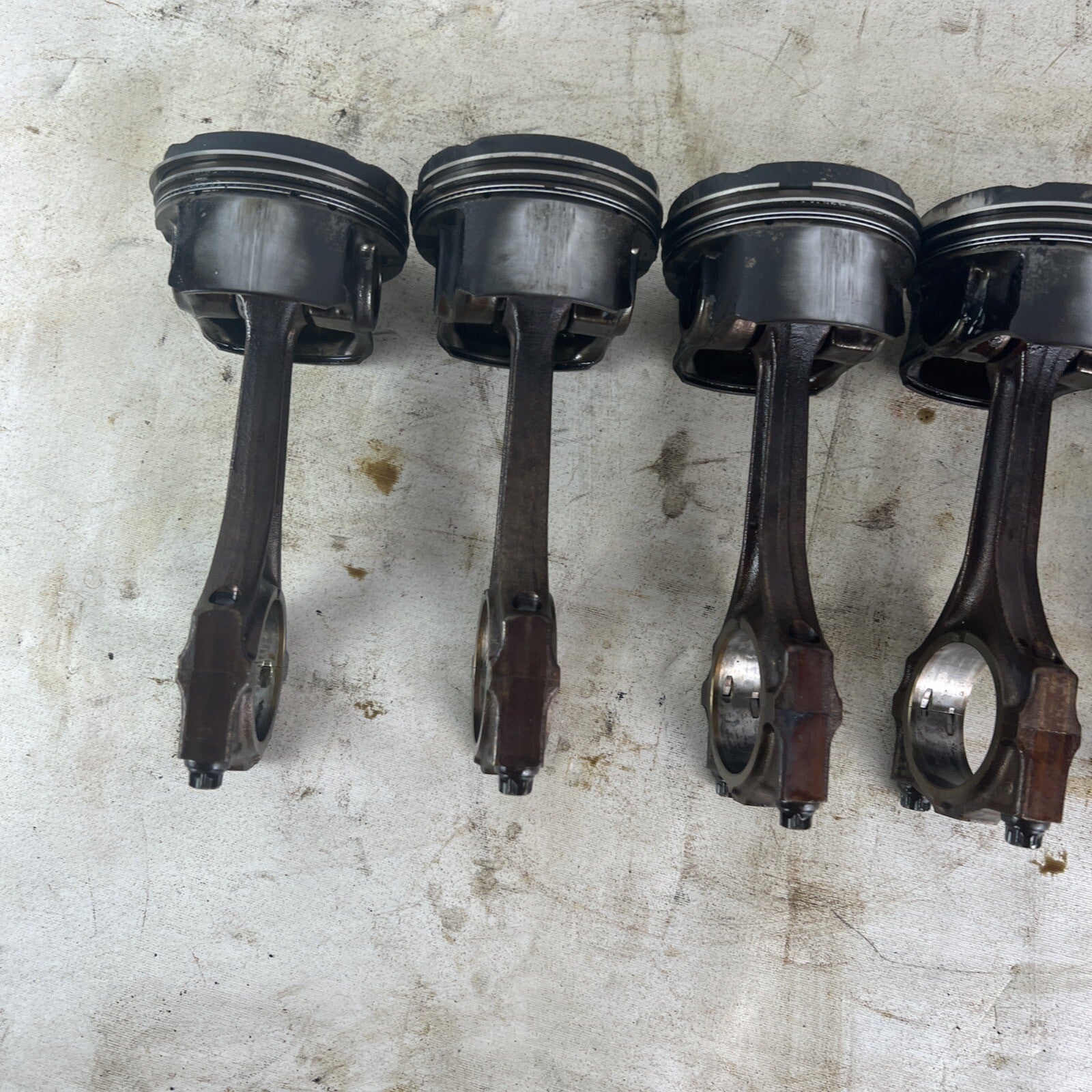 BMW E36 M52B28 Set of 6 Engine Pistons & Connecting Rods 2.8L #062