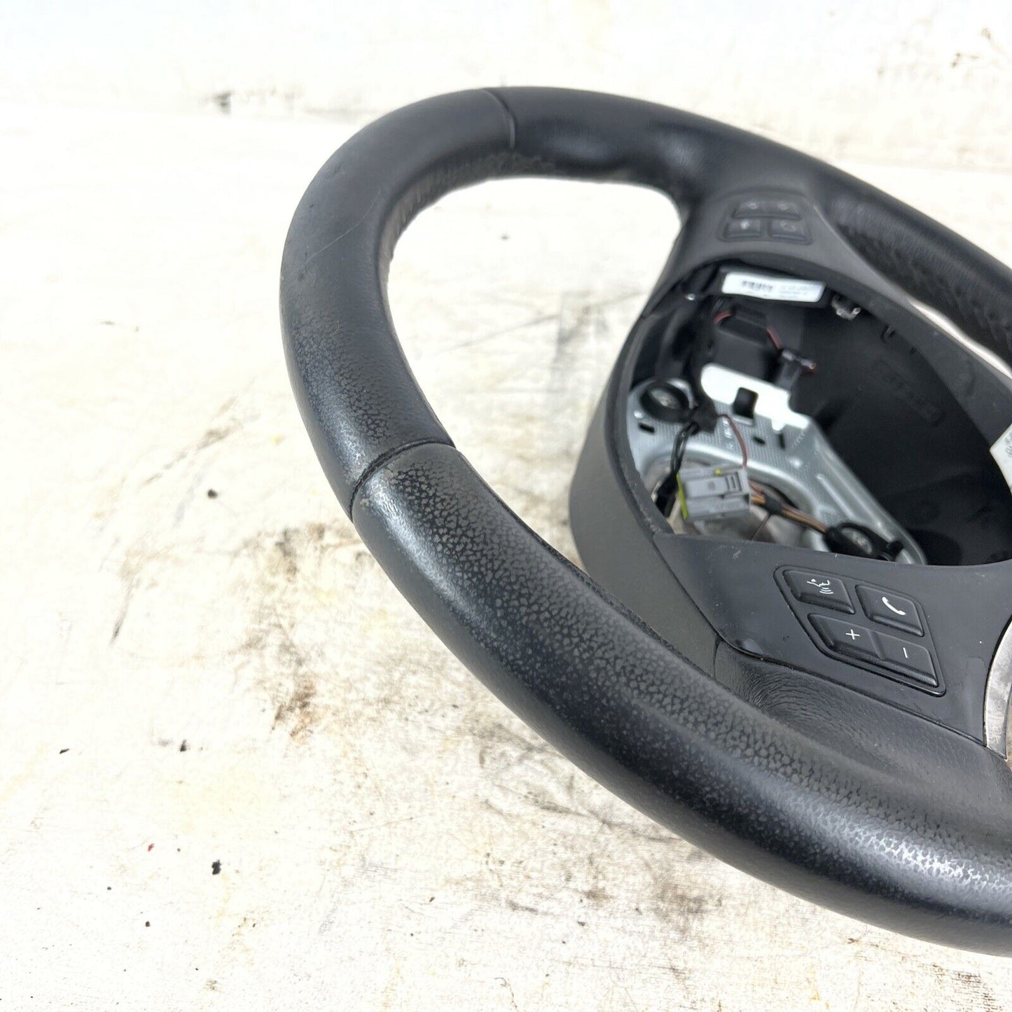 ✅ 07-11 OEM BMW E82 E90 E92 E93 X1 328 335 Sport Leather Steering Wheel Black MT