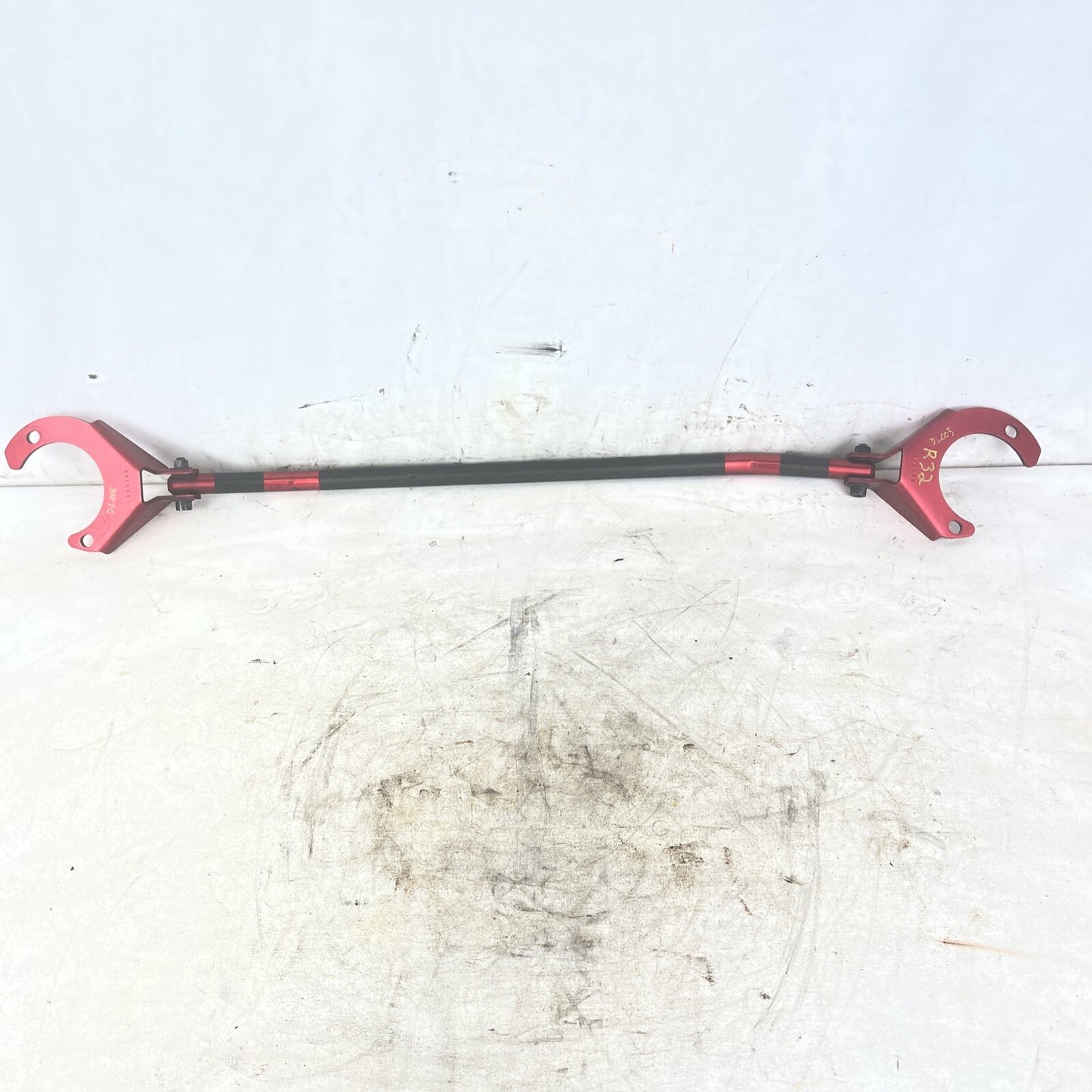 NISSAN R32 GTR GT-R SKYLINE APEXI FRONT STRUT BRACE BAR BNR32 RARE CARBON