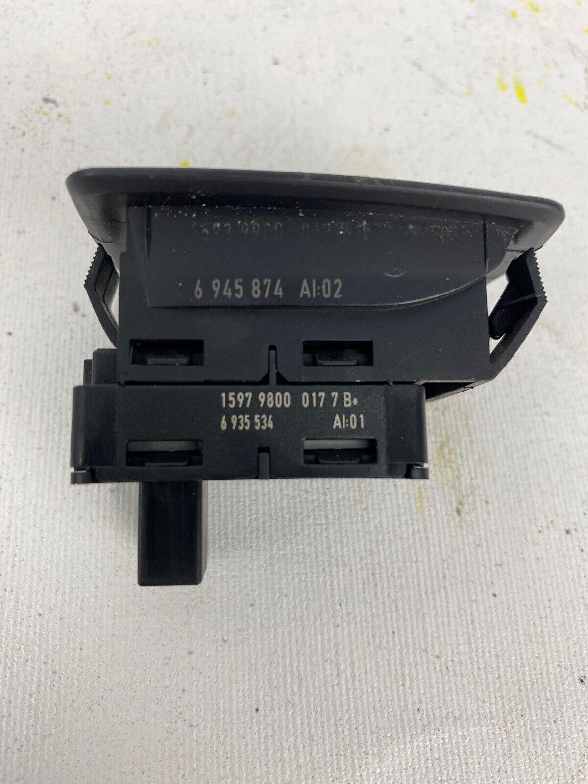 06-11 BMW E90 E92 325i 328i 335i M3 Power Window Switch Button Black 6945874 OEM