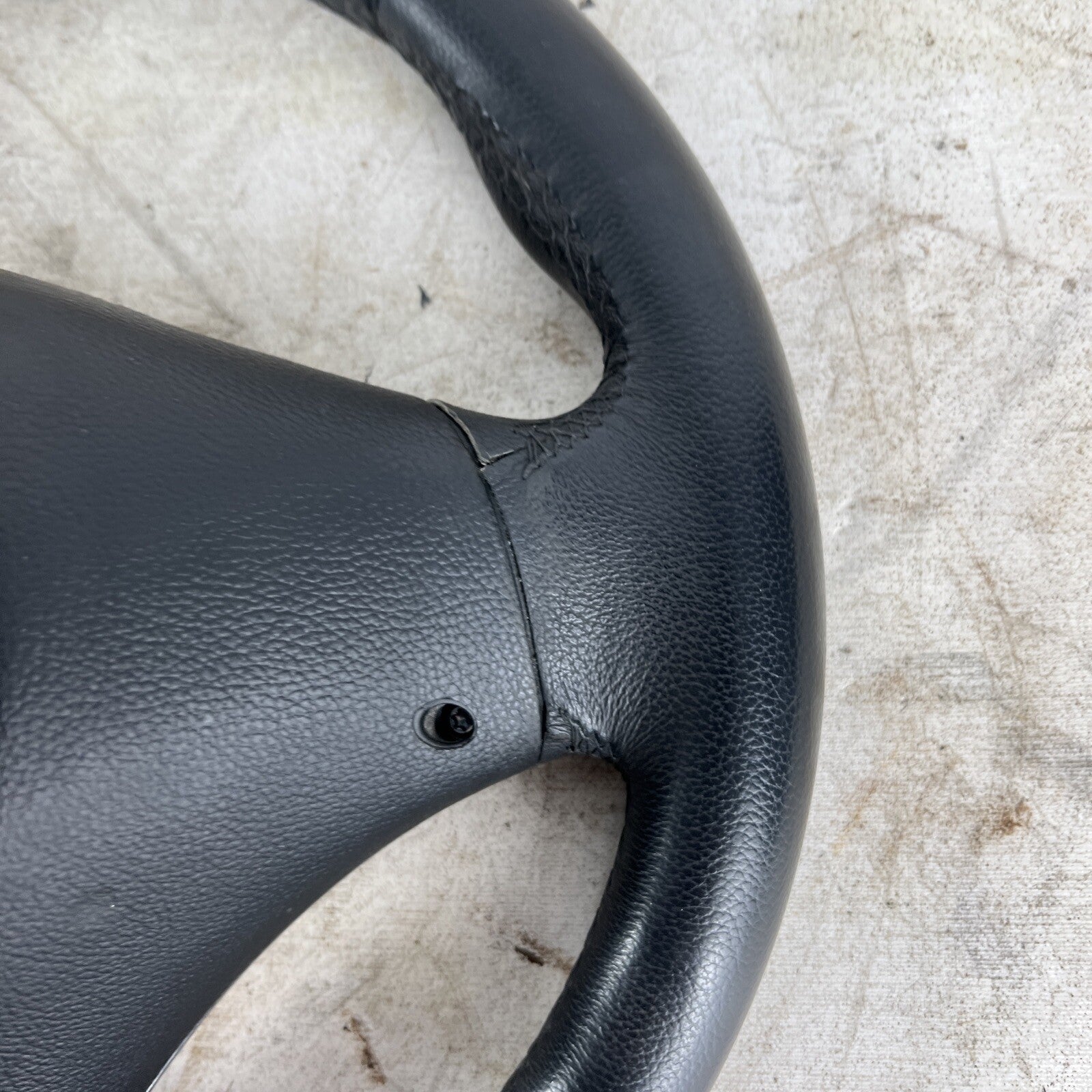 ? 07-11 OEM BMW E82 E90 E92 E93 X1 328 335 Sport Leather Steering Wheel Black MT