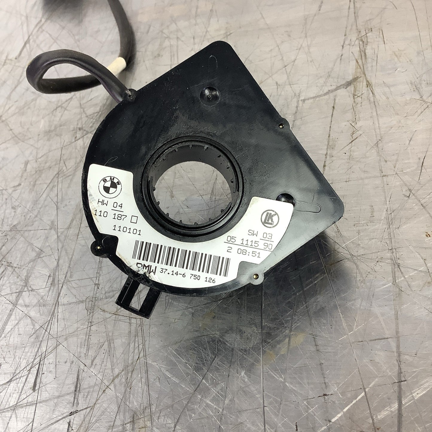 🥇01-06 BMW E46 3-SERIES STEERING COLUMN ANGLE SENSOR 6750126 OEM #114
