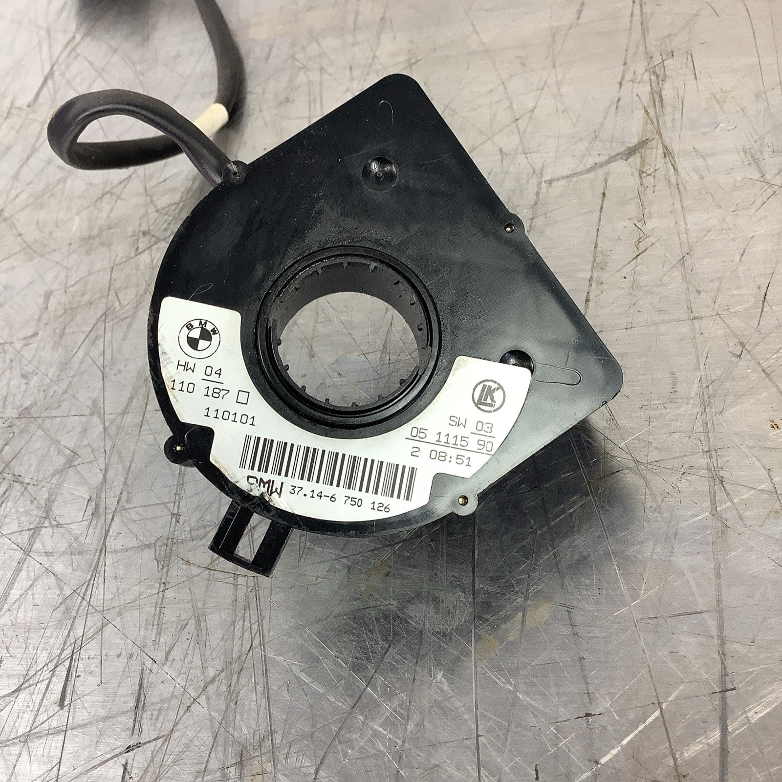 🥇01-06 BMW E46 3-SERIES STEERING COLUMN ANGLE SENSOR 6750126 OEM #114