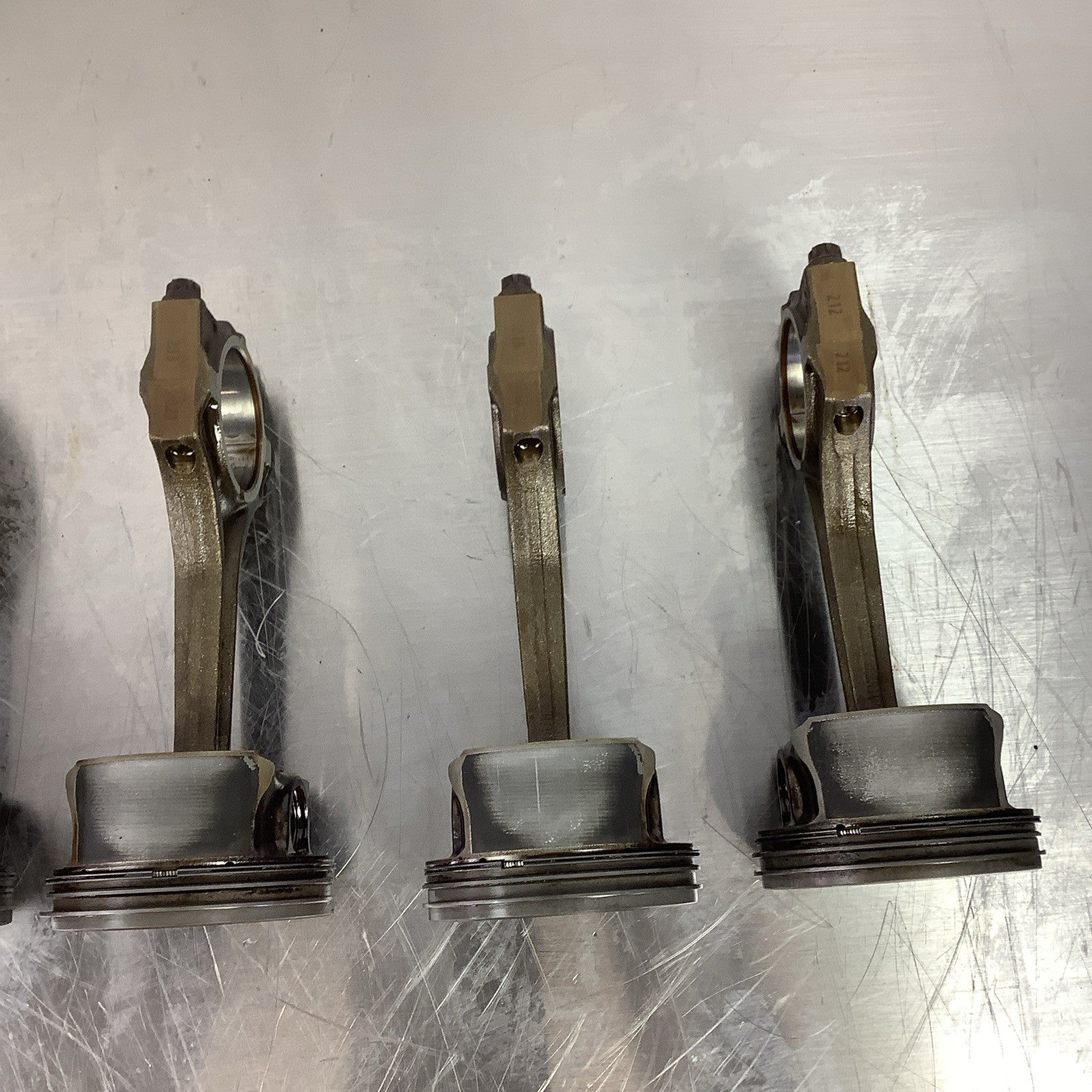 SET 6 OEM BMW E46 330i E39 X3 X5 Z3 Z4 01-06 M54 Engine Piston Connecting Rod