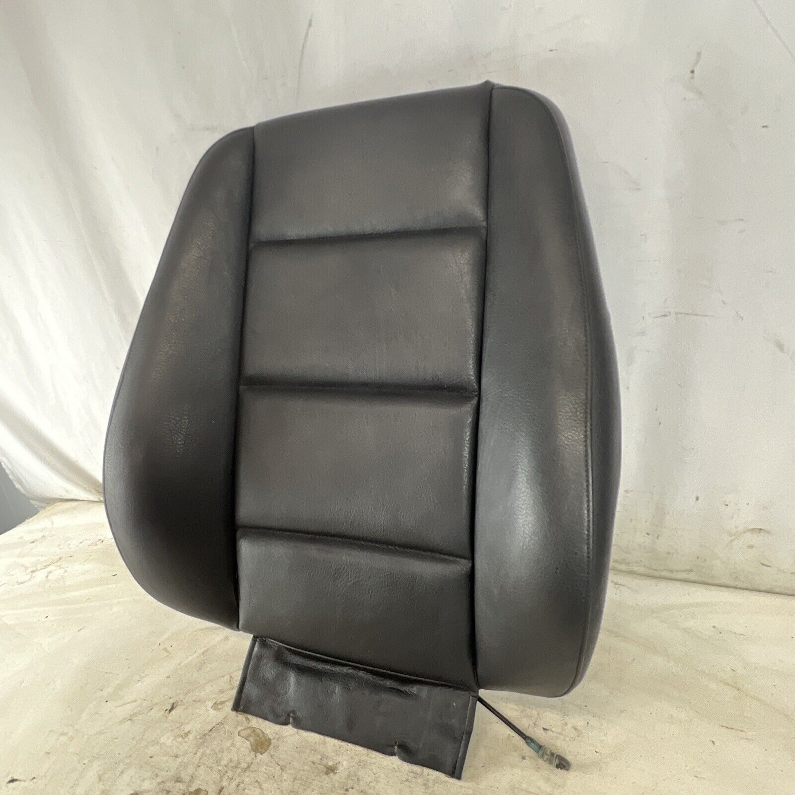 BMW E36 3-Series Right Front Seat Backrest Cushion Black Vinyl OEM With Frame