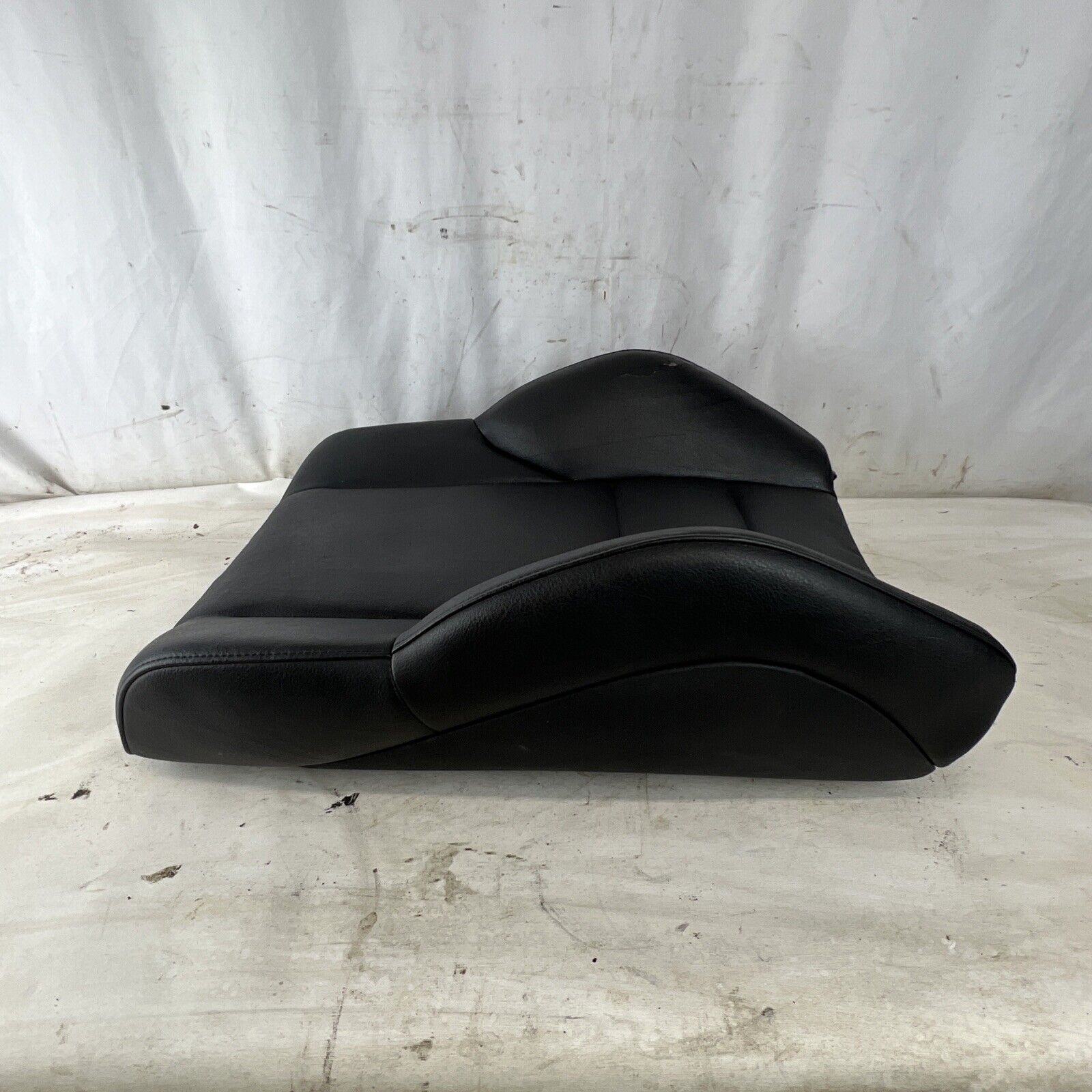 BMW 2004 E46 sedan Front R or L Seat back Black vinyl SPORT OEM Cover/Foam #063