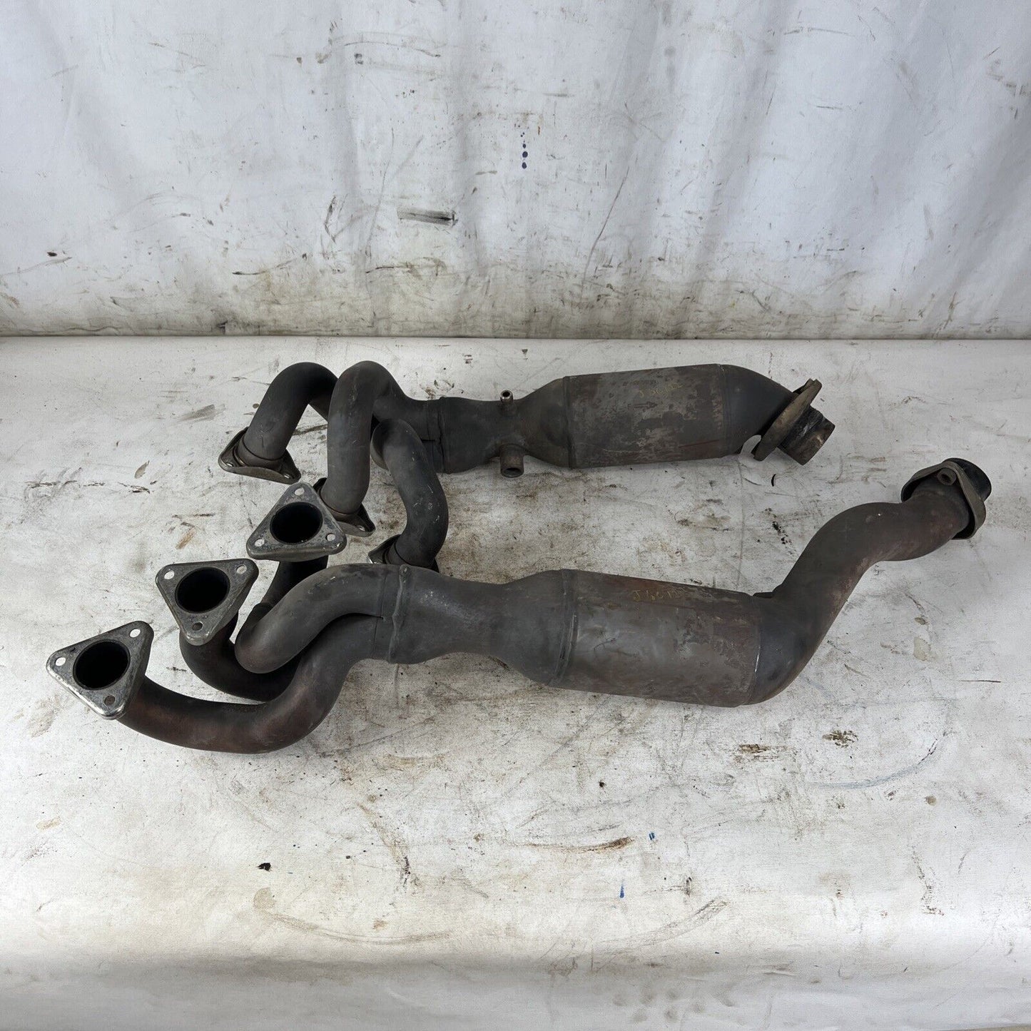 BMW 01-06 E46 E85 M3 Z3M 3.2L LF & RT Engine Header Manifold Exhaust Pipe OEM