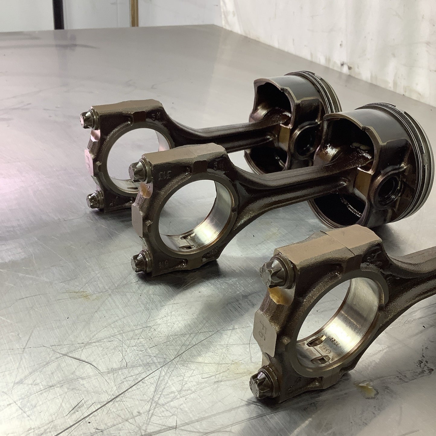 SET 6 OEM BMW E46 330i E39 X3 X5 Z3 Z4 01-06 M54 Engine Piston Connecting Rod