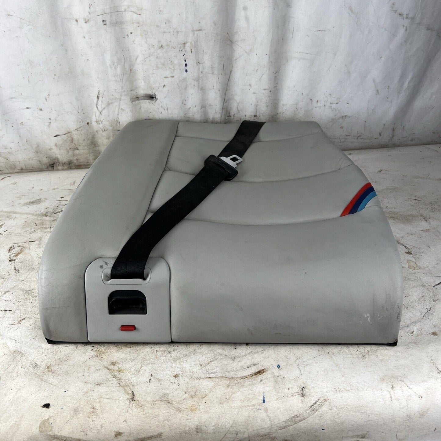 Used BMW E36 M3 Coupe 2dr Rear leather Seat Backs Vader Dove Grey M Srtipe