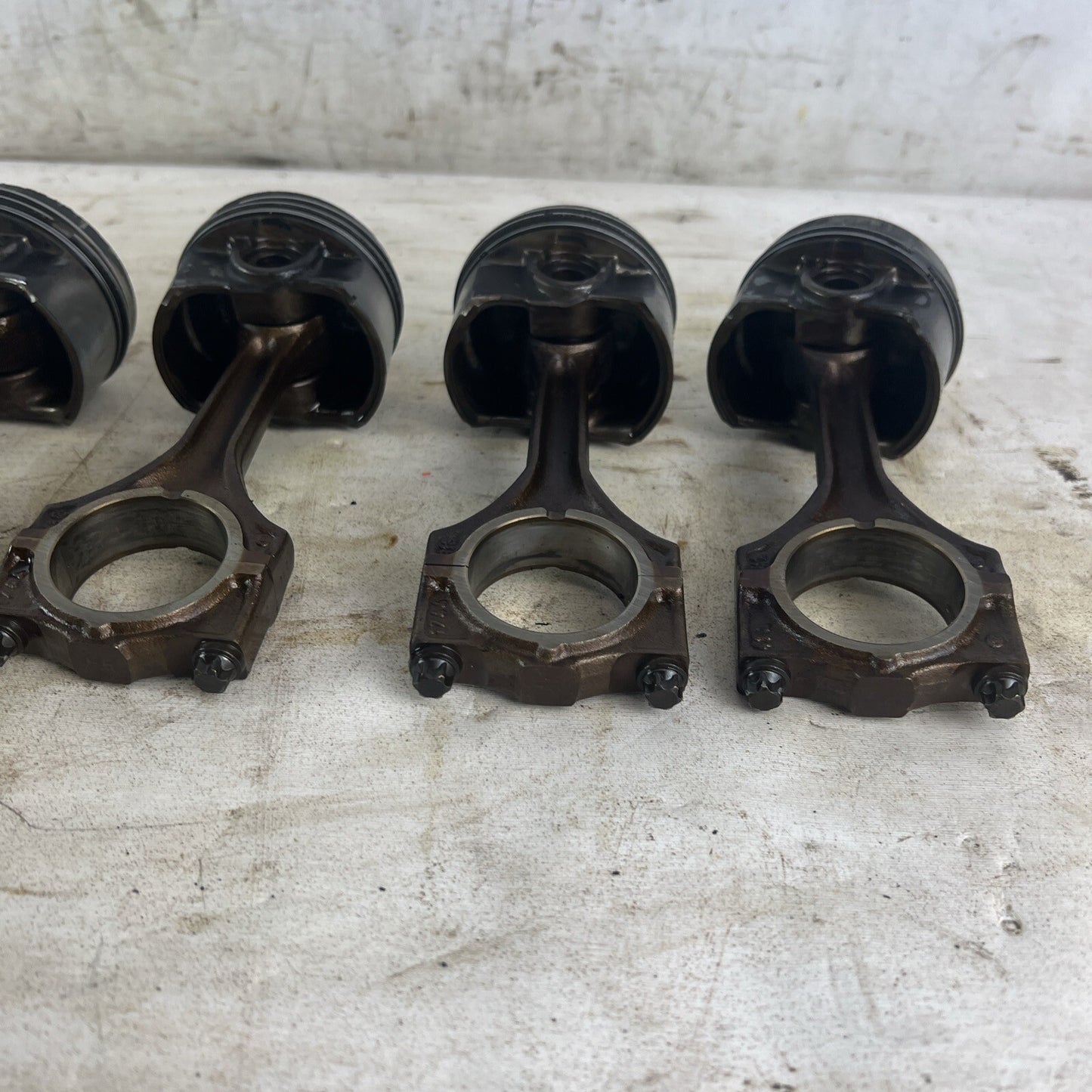 BMW E36 M52B28 Set of 6 Engine Pistons & Connecting Rods 2.8L #062
