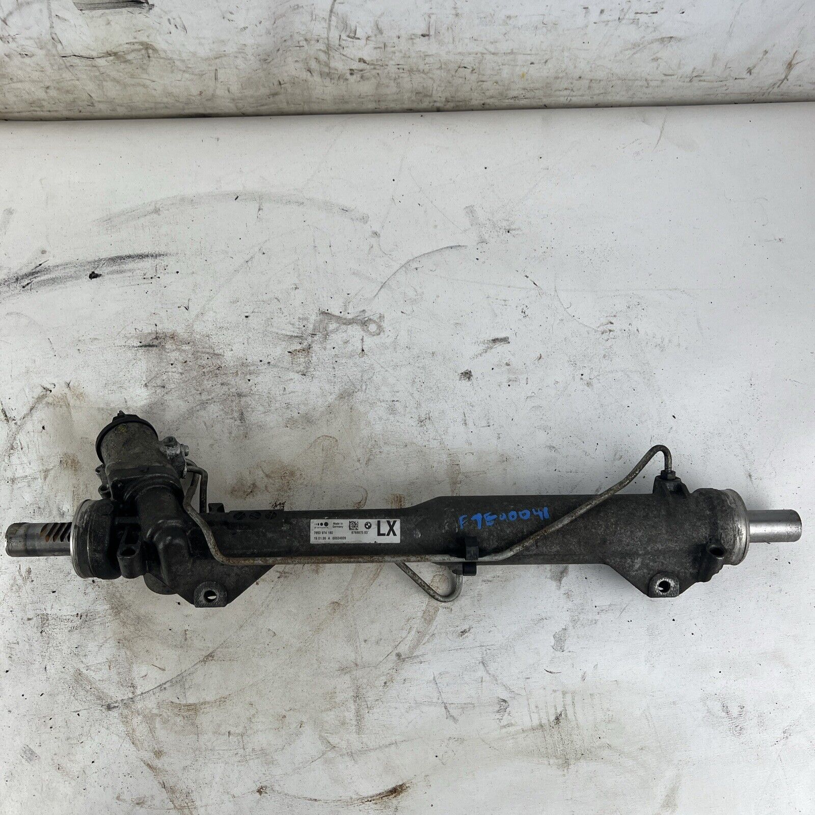 06-11 BMW 325xi E90  AWD POWER STEERING GEAR RACK 6768875 03 OEM