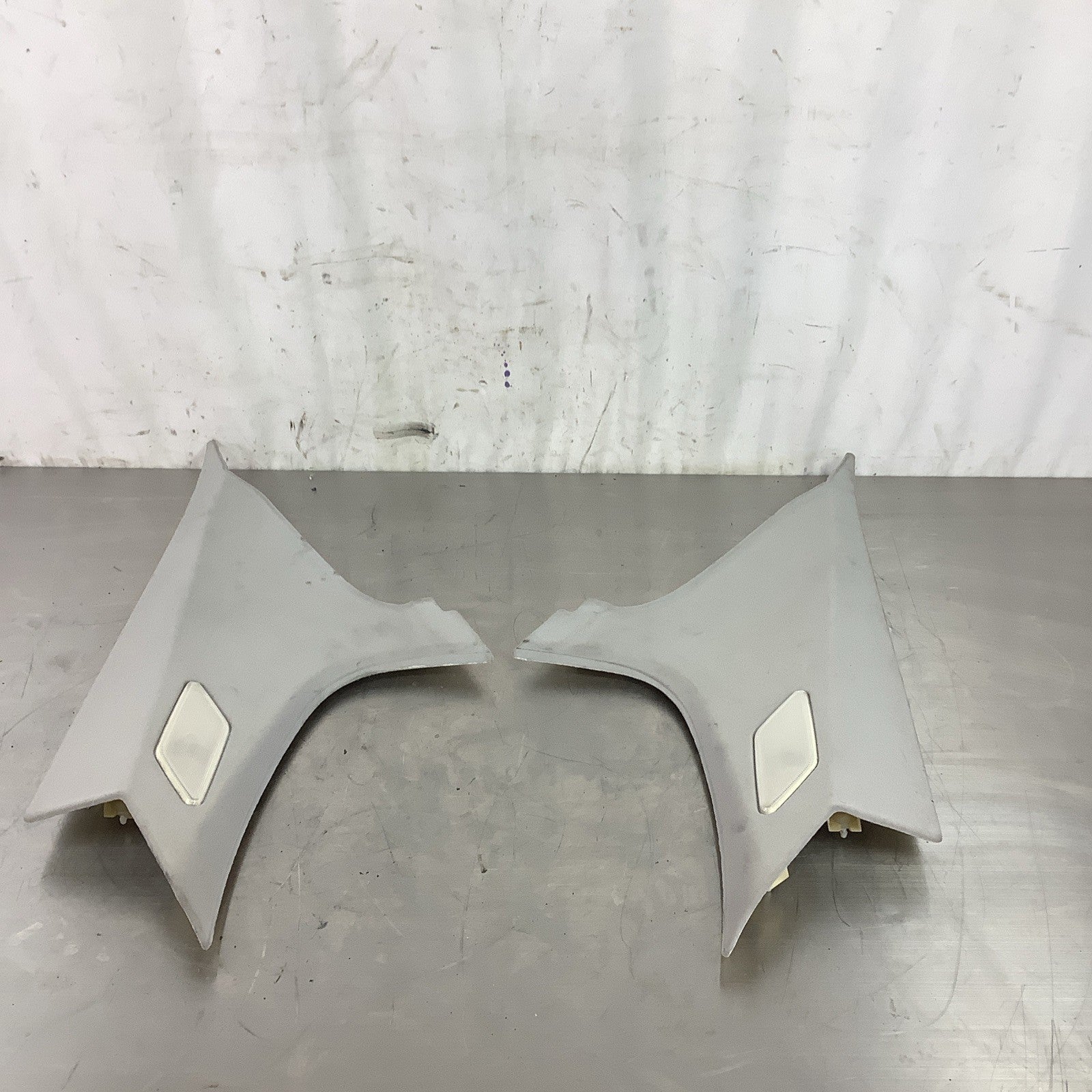BMW E46 3-Series Sedan Gray C Pillars Lights Trims Set 1999-2005 OEM #051