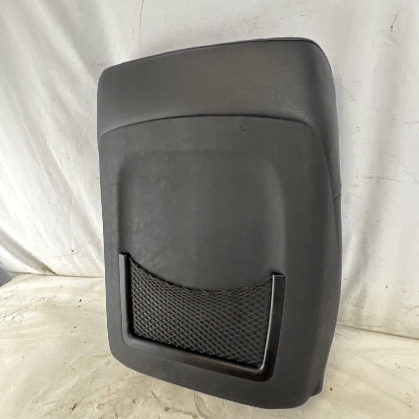 BMW 2004 E46 sedan Front R or L Seat back Black vinyl SPORT OEM Cover/Foam #063