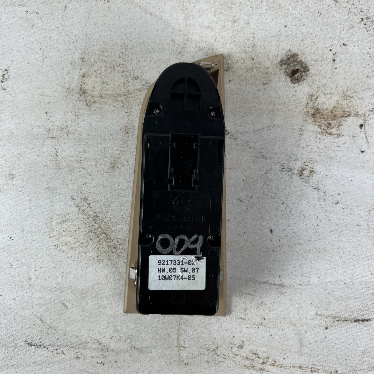 2007-2012 BMW 328I - Front LEFT DOOR Master Window Switch 9132133