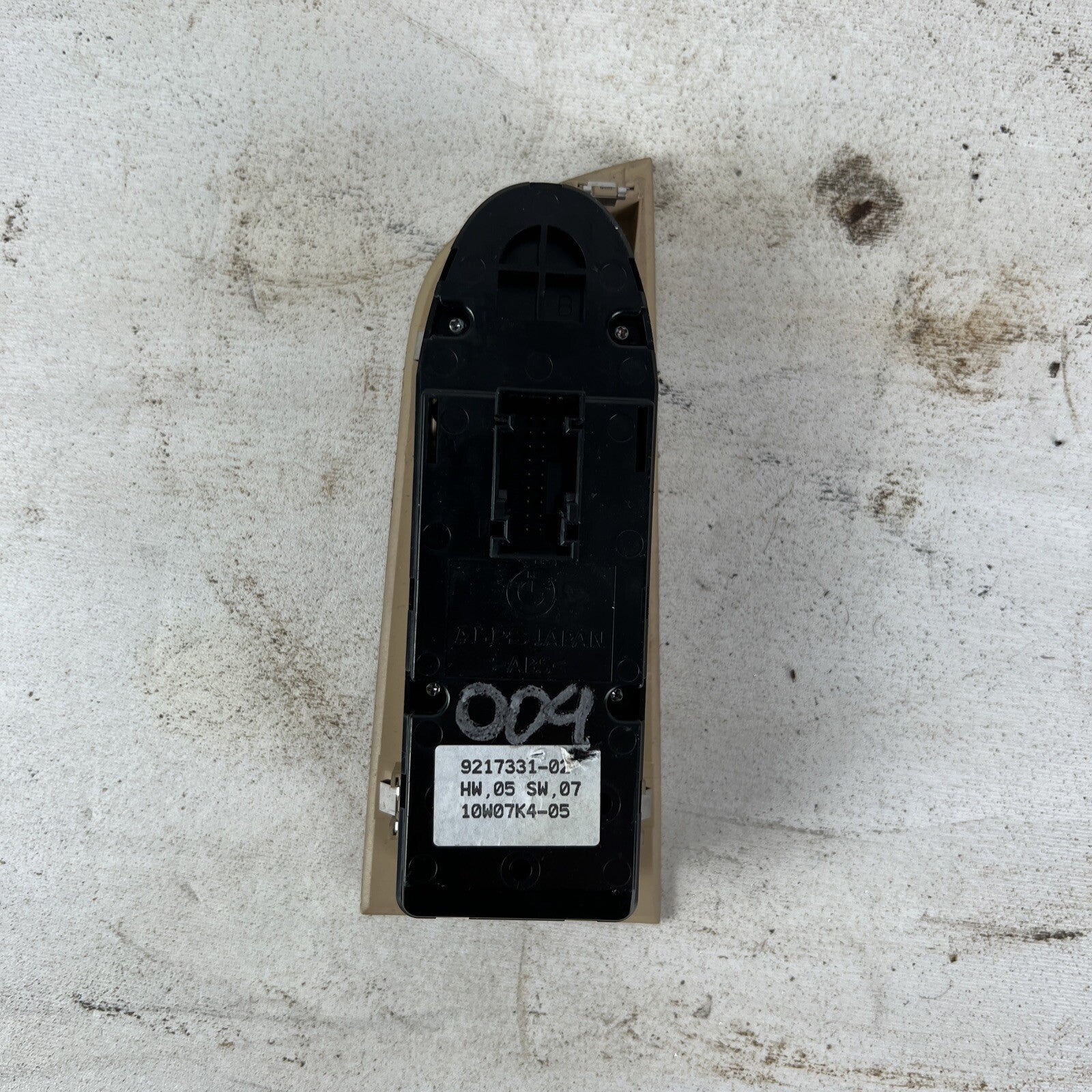 2007-2012 BMW 328I - Front LEFT DOOR Master Window Switch 9132133