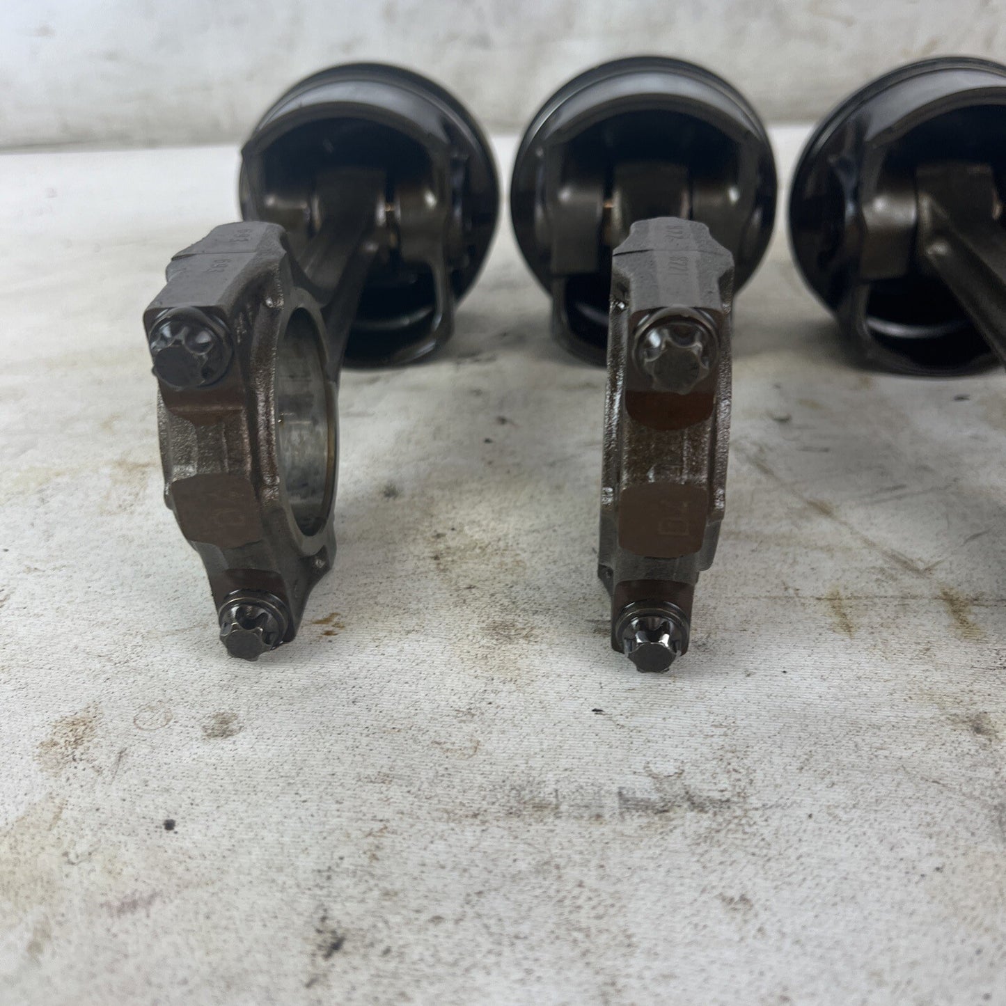 BMW E36 M52B28 Set of 6 Engine Pistons & Connecting Rods 2.8L #063