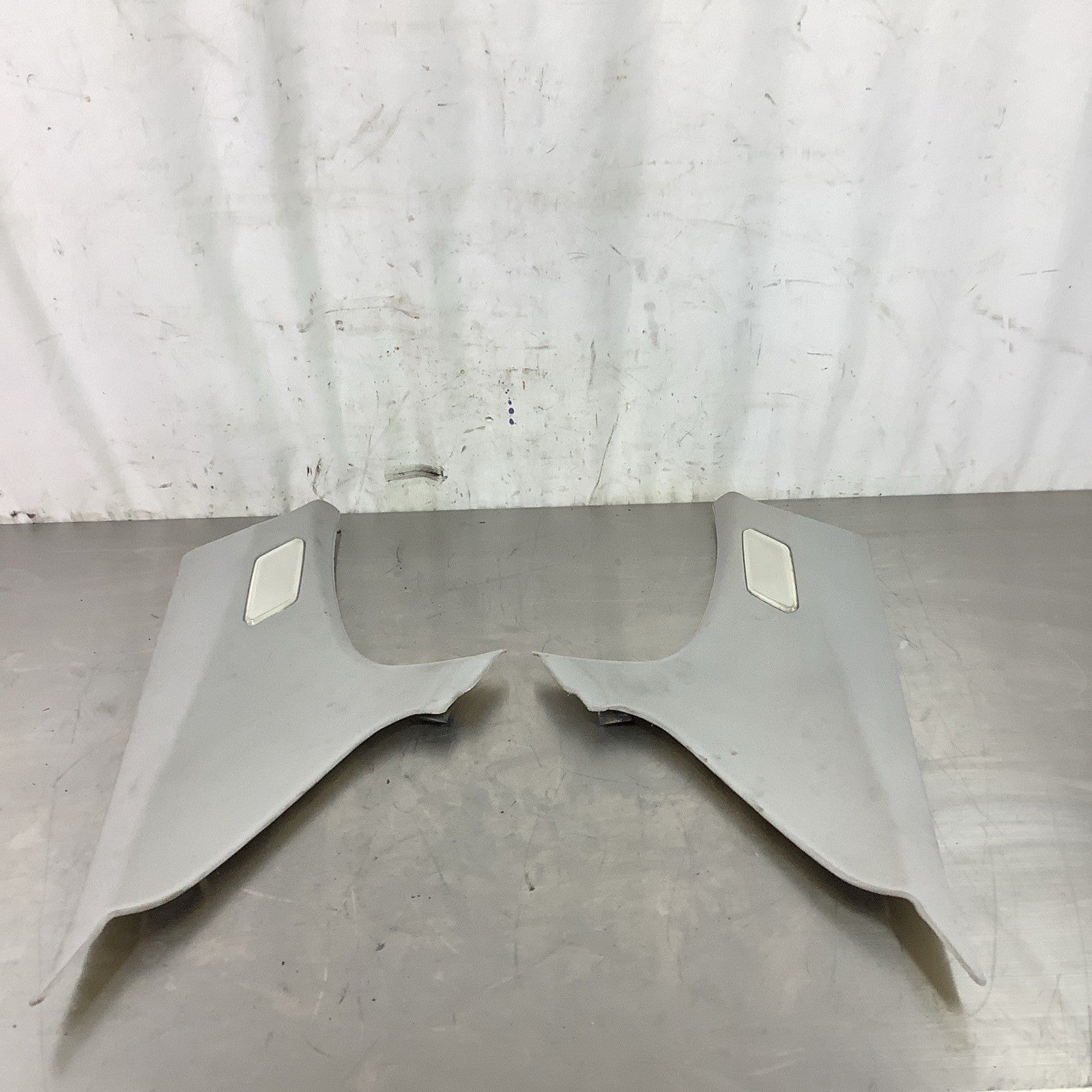 BMW E46 3-Series Sedan Gray C Pillars Lights Trims Set 1999-2005 OEM #051