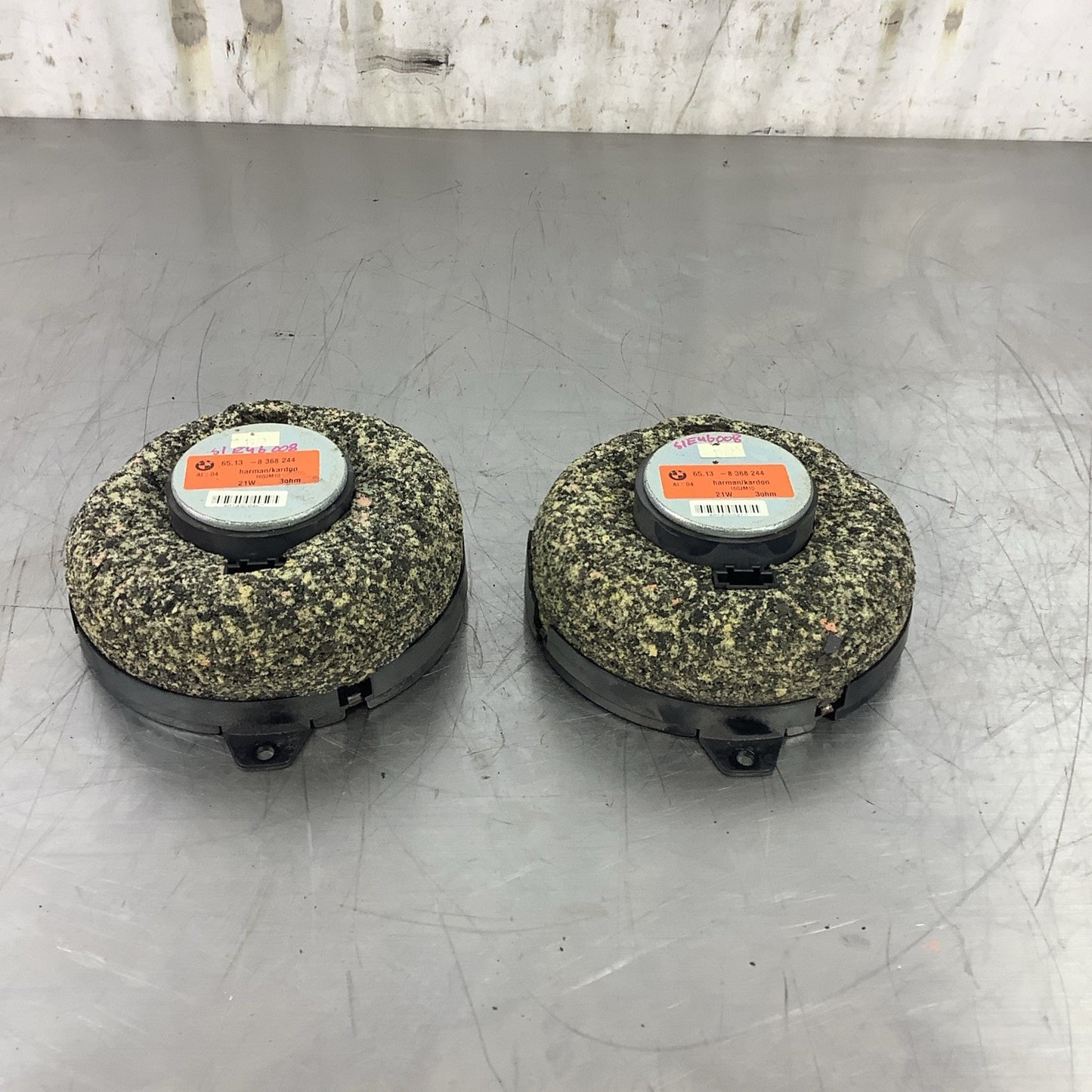 01-06 BMW E46 SET OF 2 FRONT OR REAR DOOR HARMAN KARDON SPEAKER OEM #008