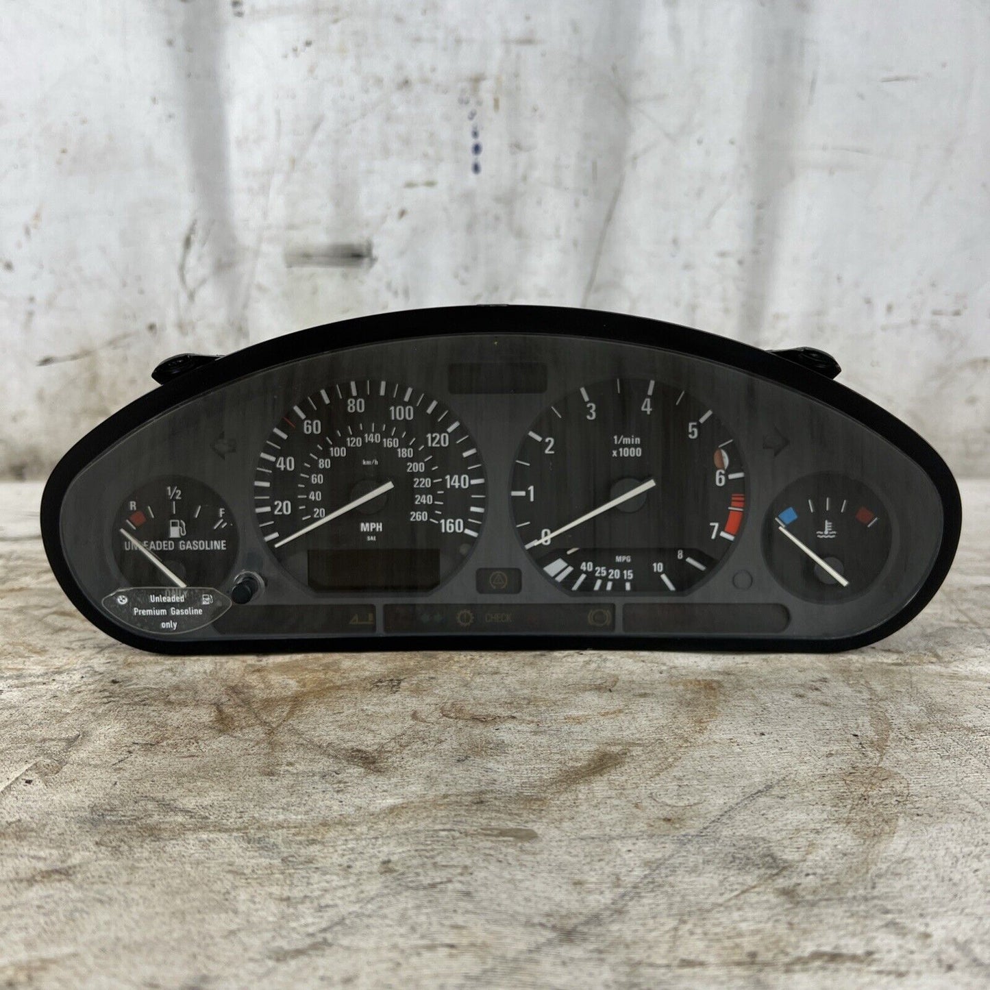 96-99 BMW E36 328i, 318 323 325, Dash Display Instrument Cluster Gauges 141K OEM