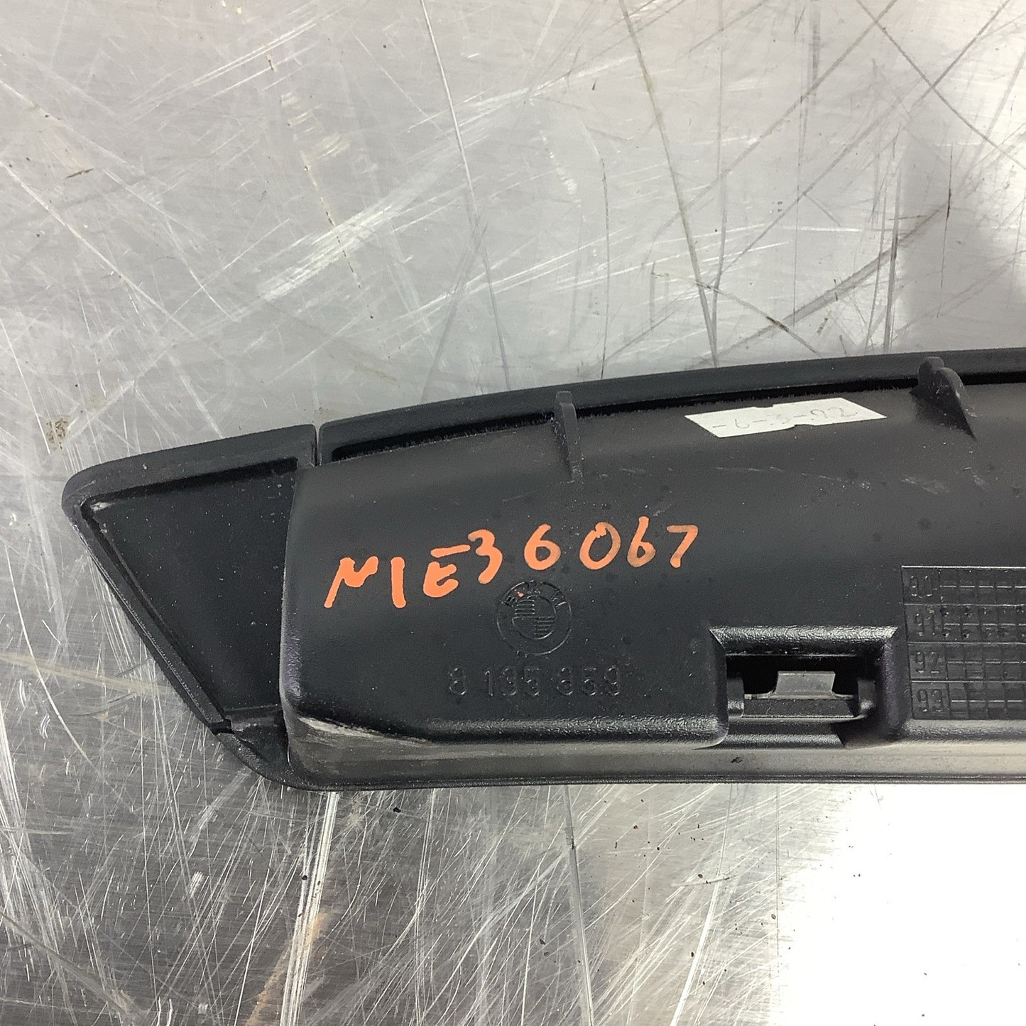 BMW E36 sedan OEM black door panel coin holder / tray #8135859 3-series 92-98
