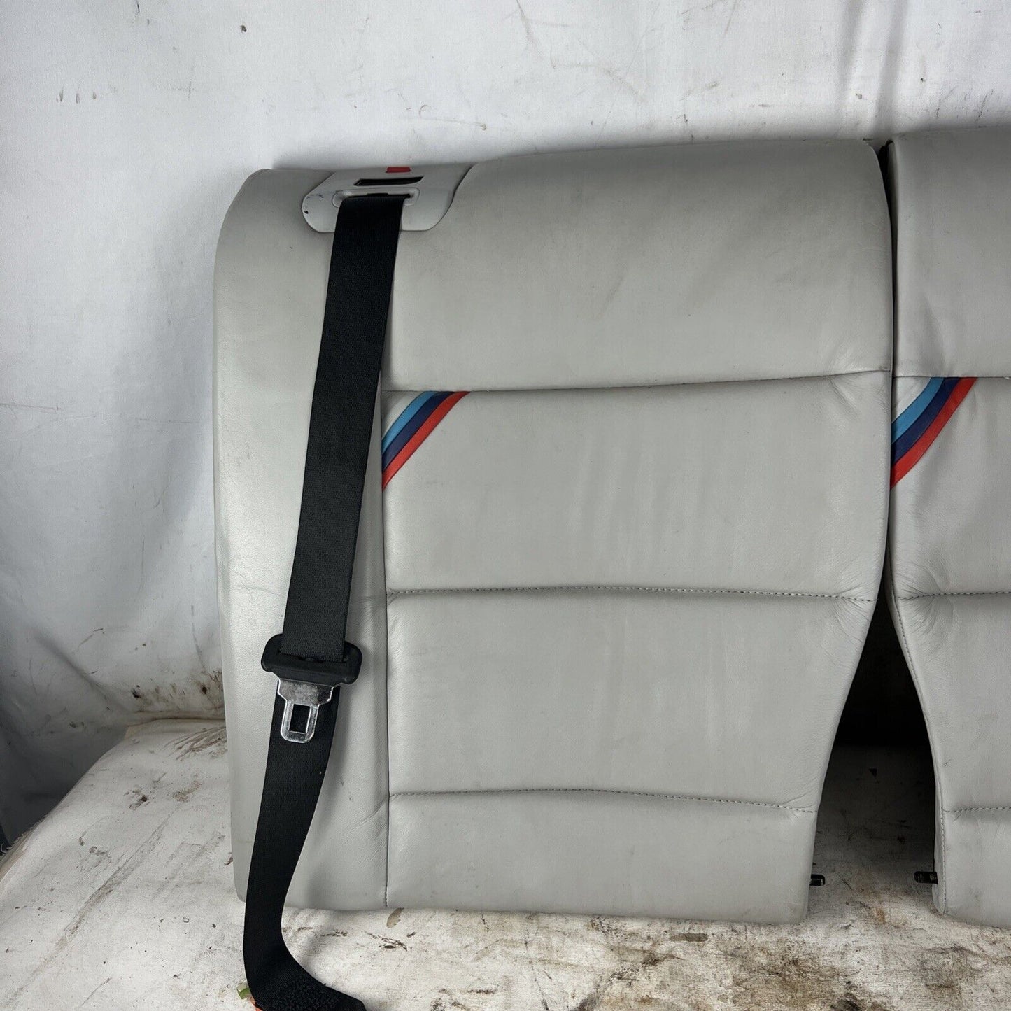 Used BMW E36 M3 Coupe 2dr Rear leather Seat Backs Vader Dove Grey M Srtipe