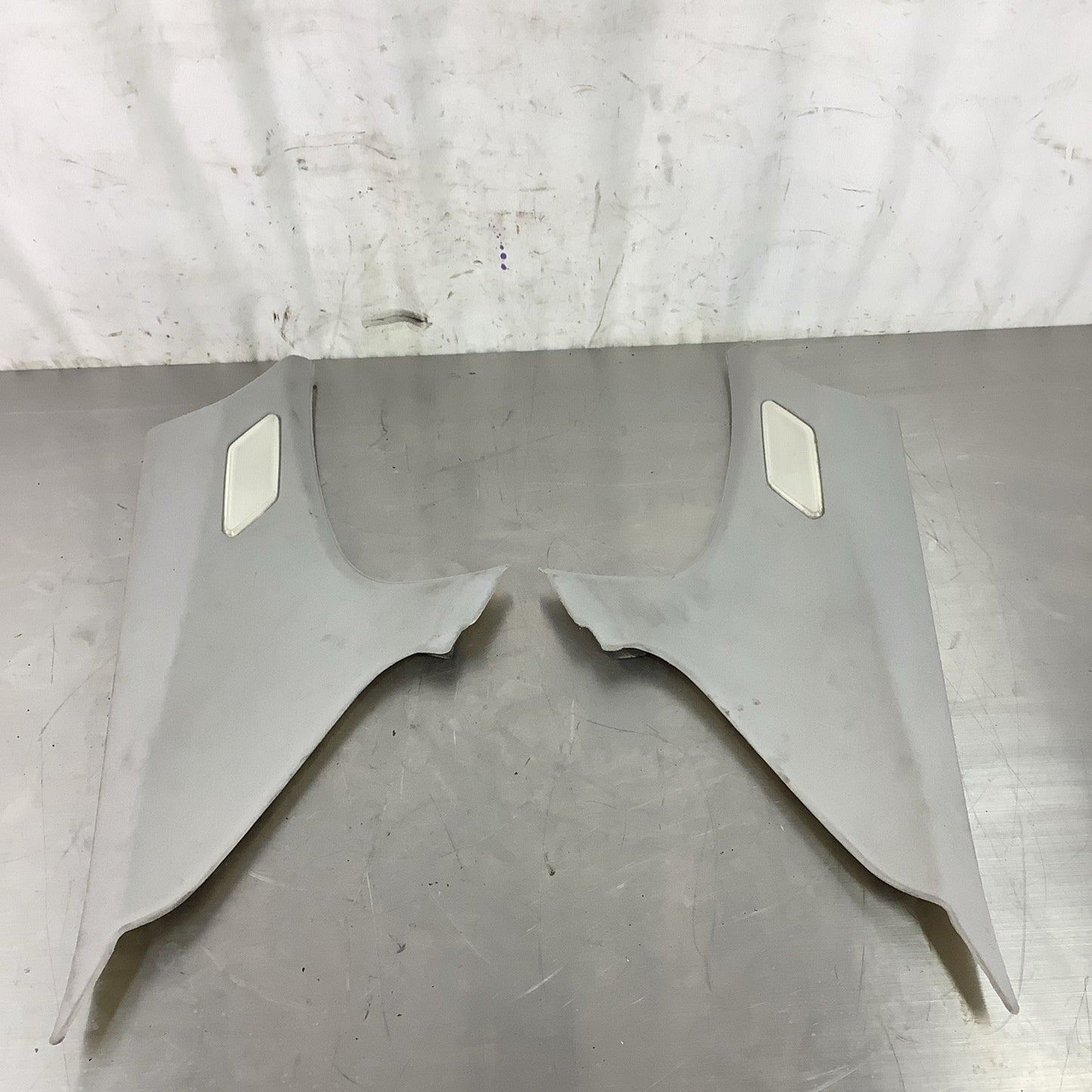 BMW E46 3-Series Sedan Gray C Pillars Lights Trims Set 1999-2005 OEM #051