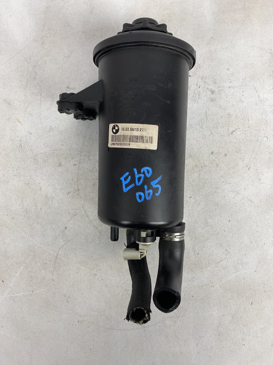 04 - 07 BMW E60 525i 530i POWER STEERING FLUID RESERVOIR TANK BOTTLE OEM