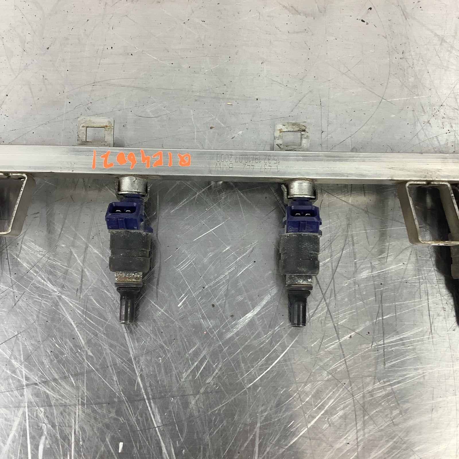 BMW E46 E39 Fuel Rail w Injectors Blue Top 3.0L M54 OEM 01-05 330i 330ci 330xi