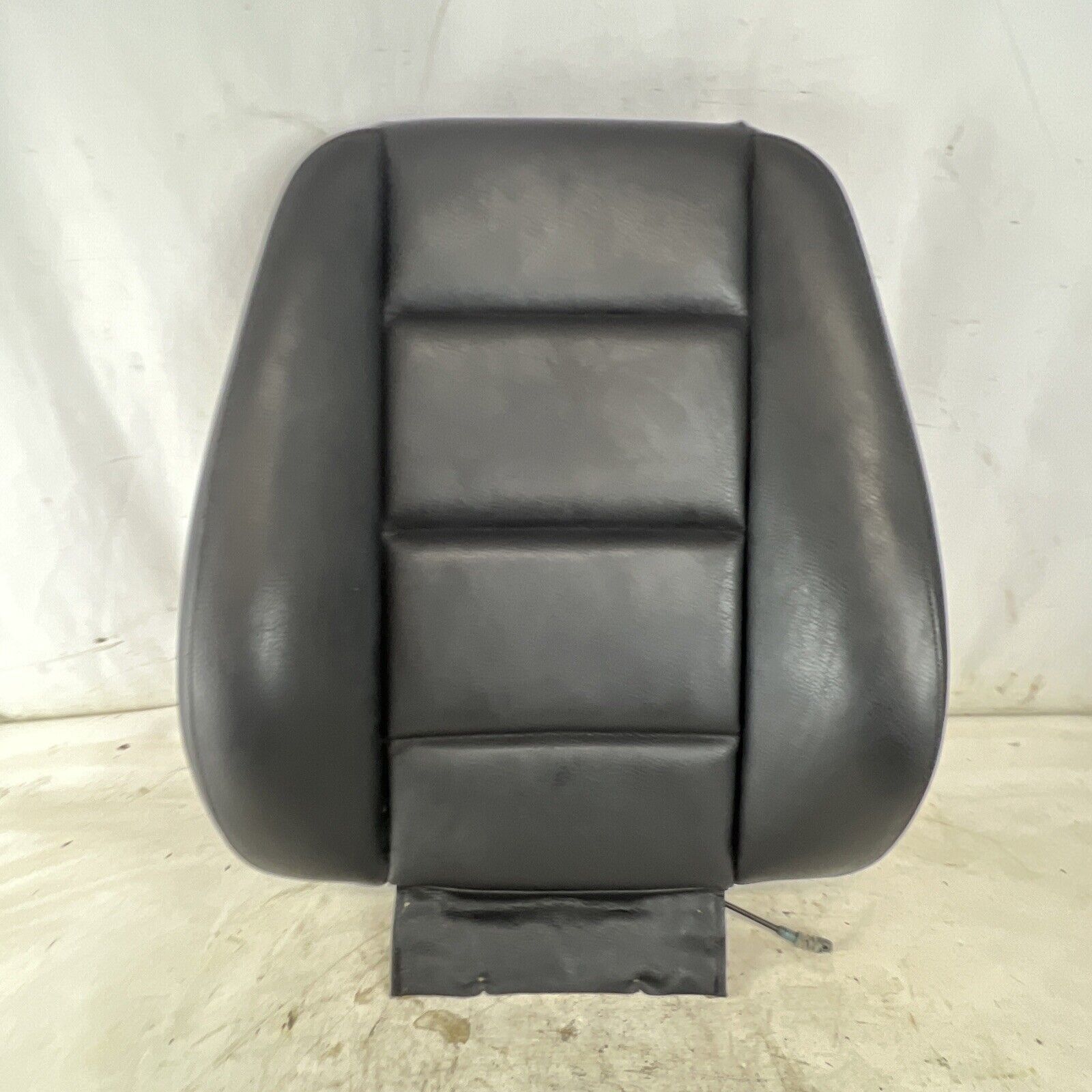 BMW E36 3-Series Right Front Seat Backrest Cushion Black Vinyl OEM With Frame